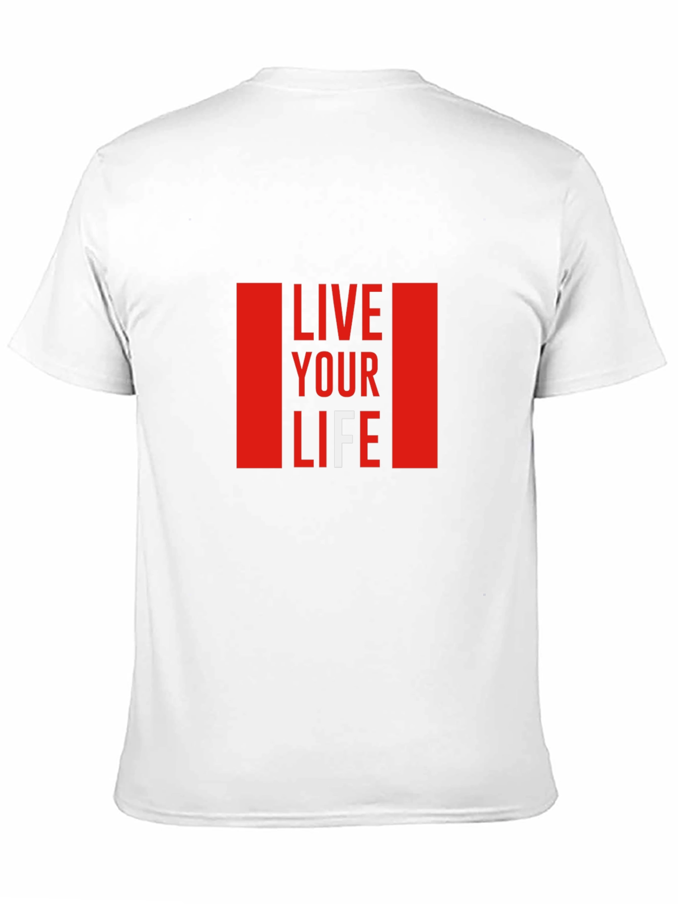 Black Live Your Life Graphic T-Shirt - Black view 11