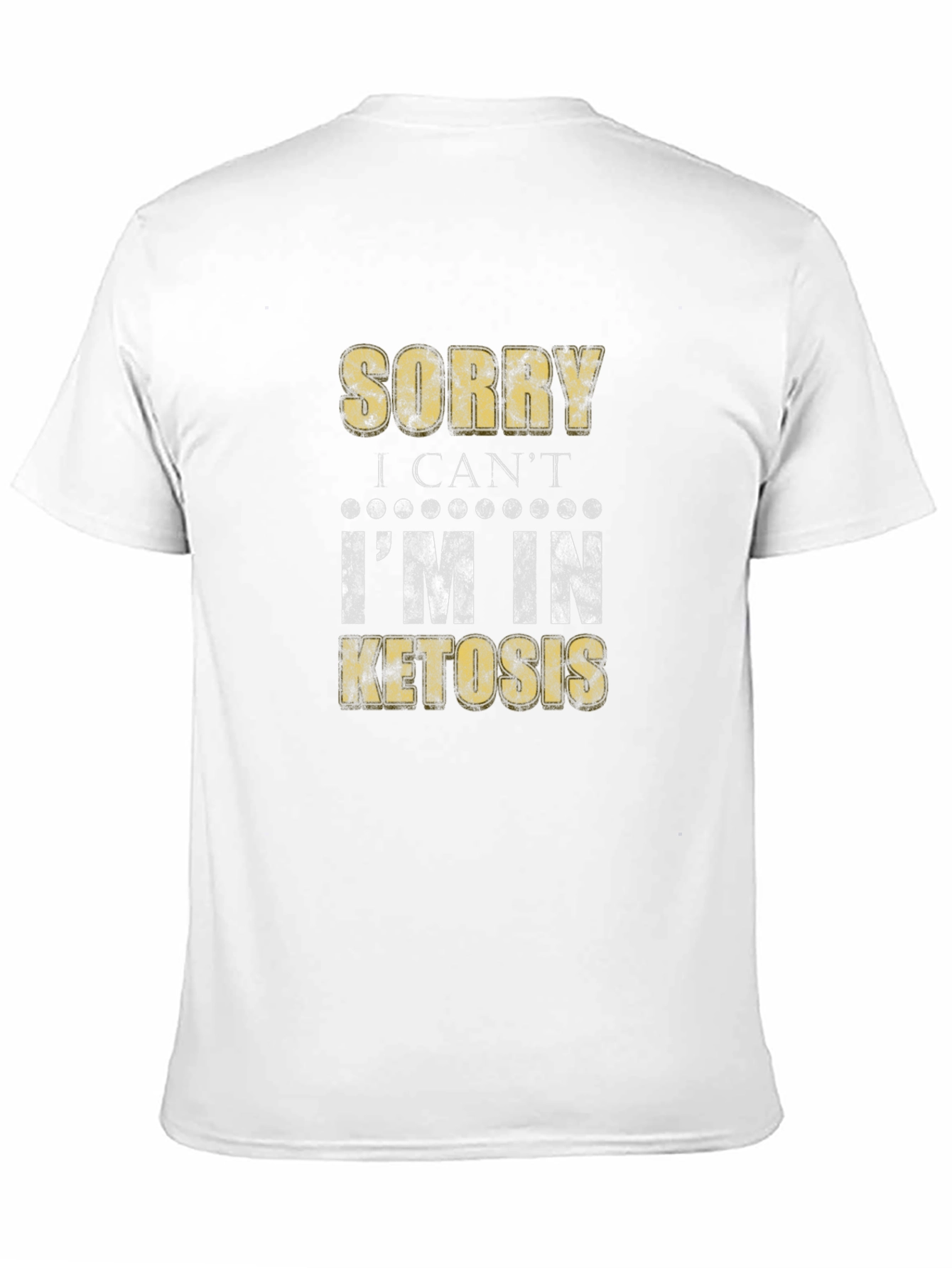 Black Sorry I Can't I'm In Ketosis T-Shirt view 11