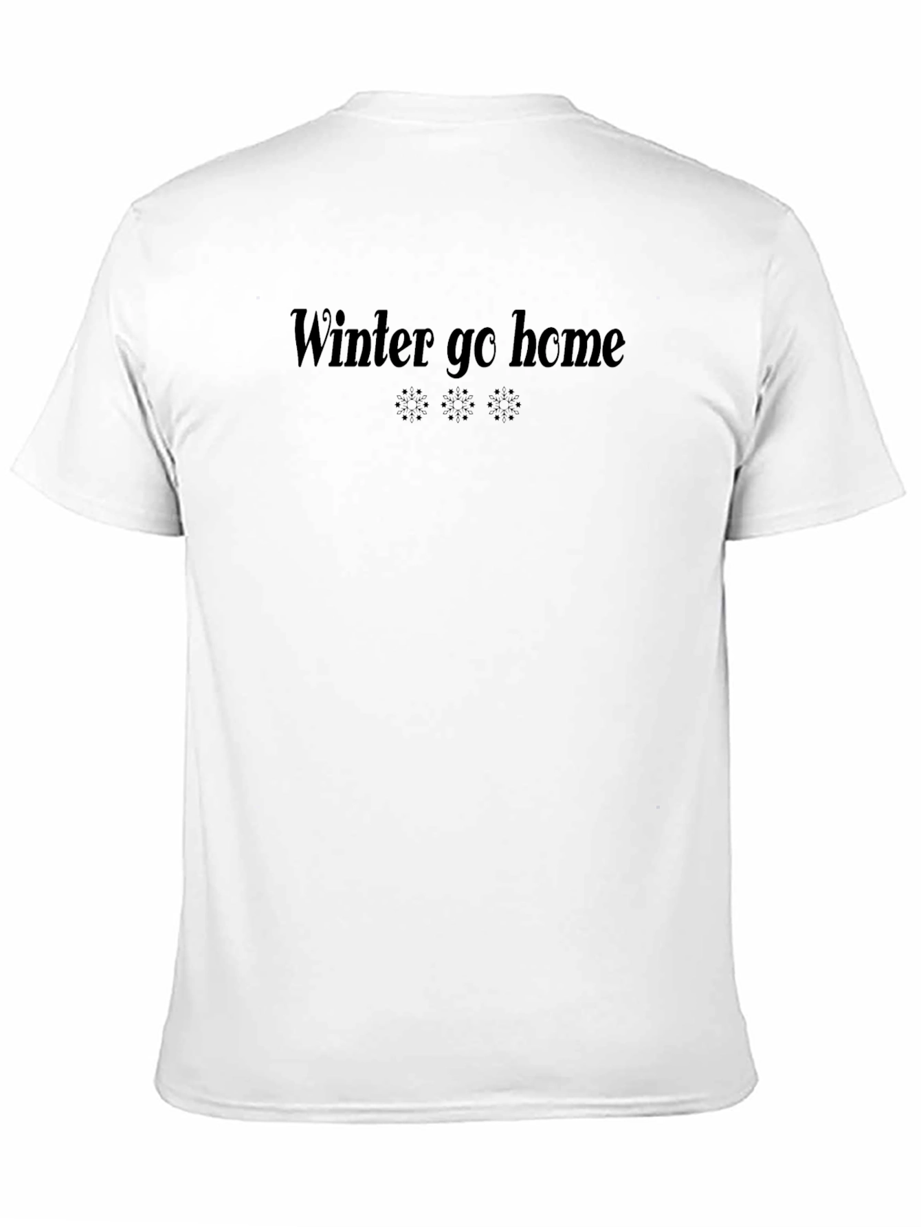 Black Winter Go Home Graphic Tee - Black T-Shirt view 11