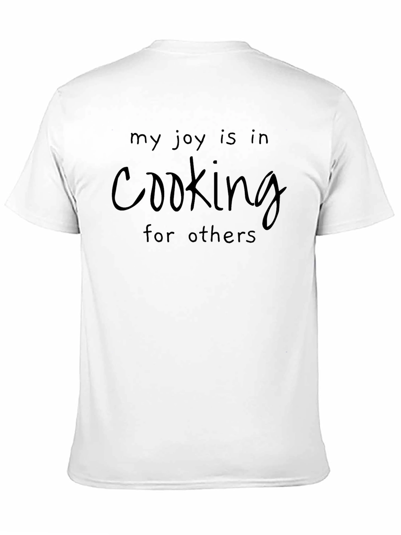 Black My Joy Is In Cooking T-Shirt - Black Crew Neck view 11