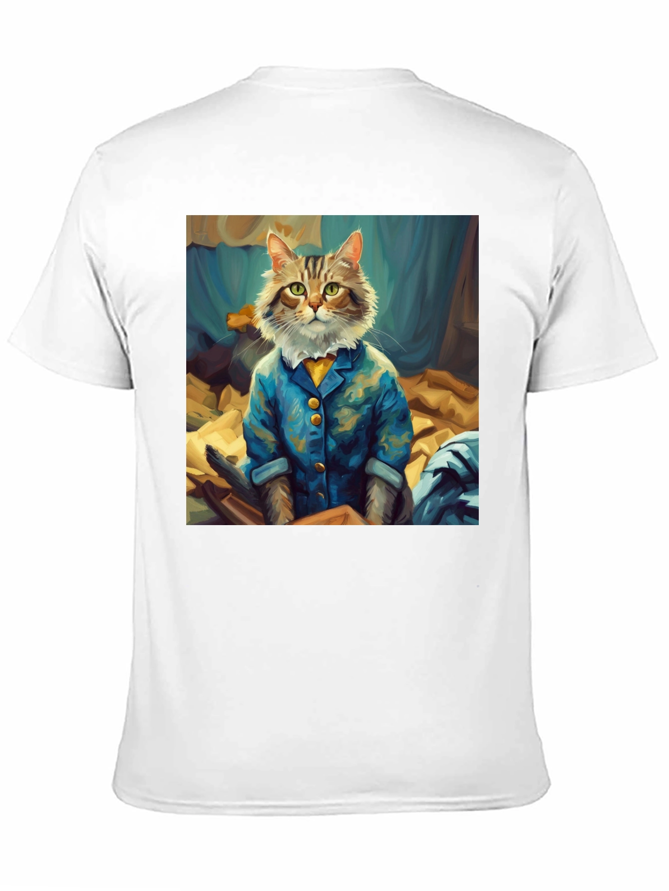 Black Cat Gentleman Graphic Tee - Black view 11