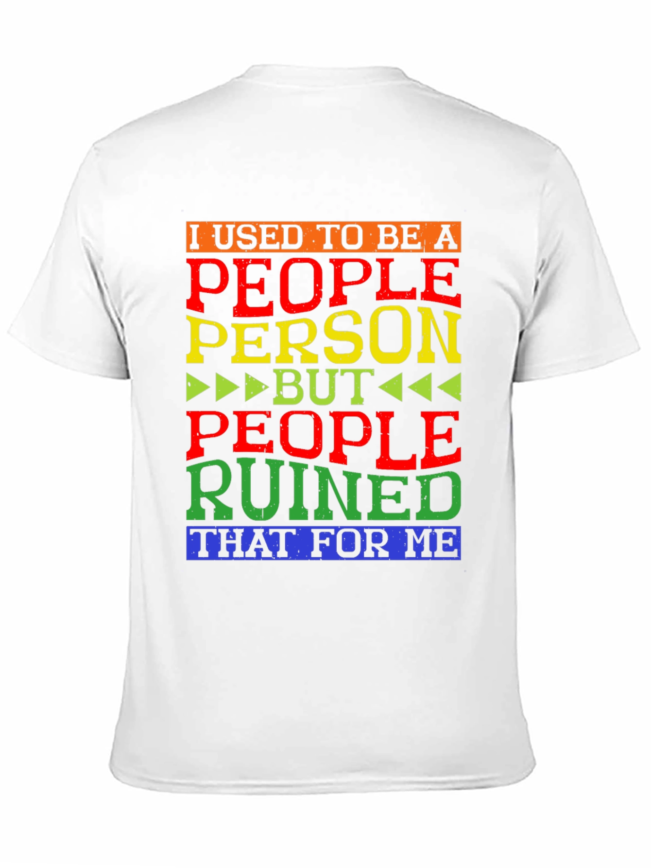 Black People Person Ruined Me T-Shirt view 11