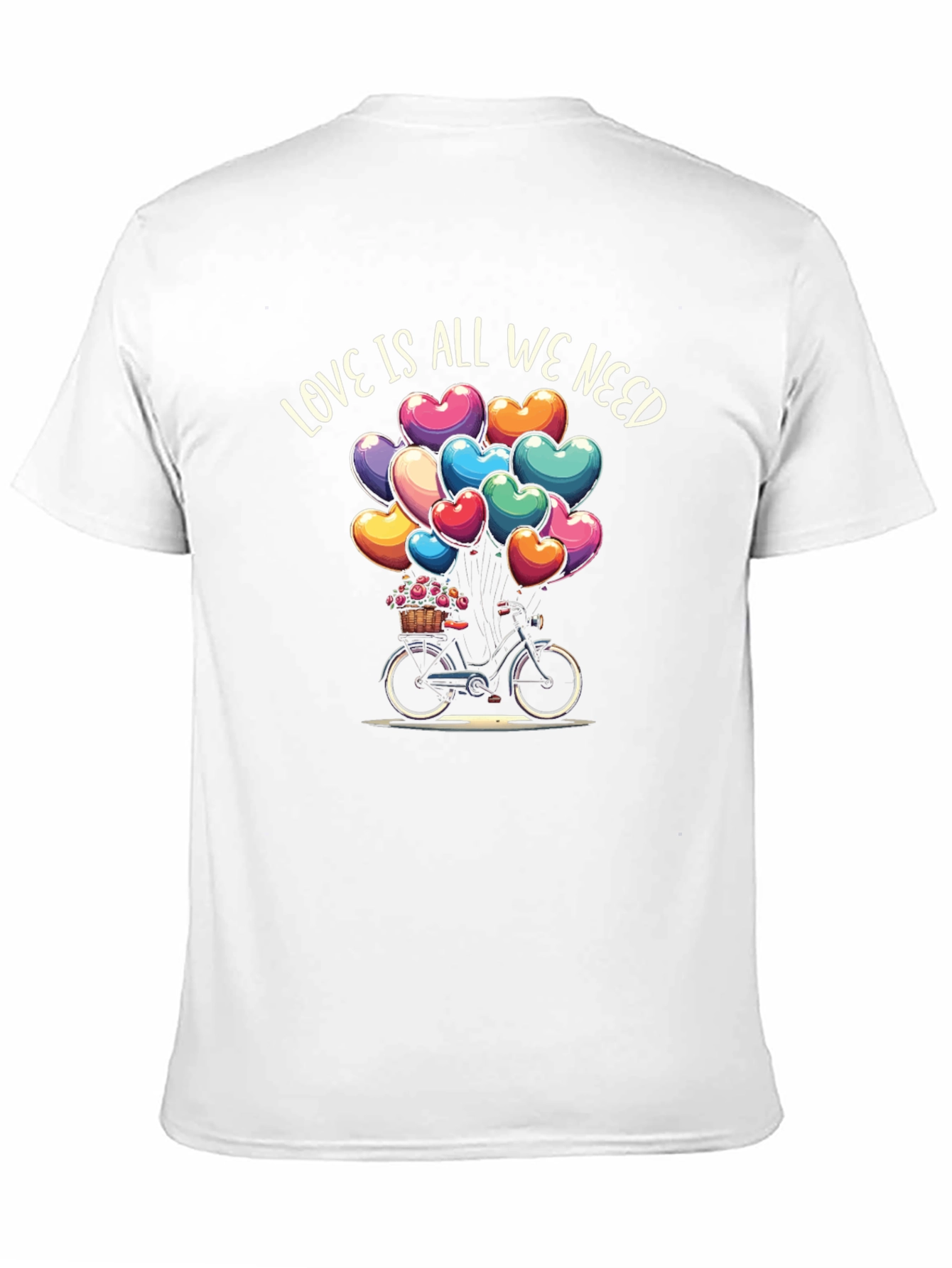 Black Love Is All We Need Bicycle T-Shirt view 11