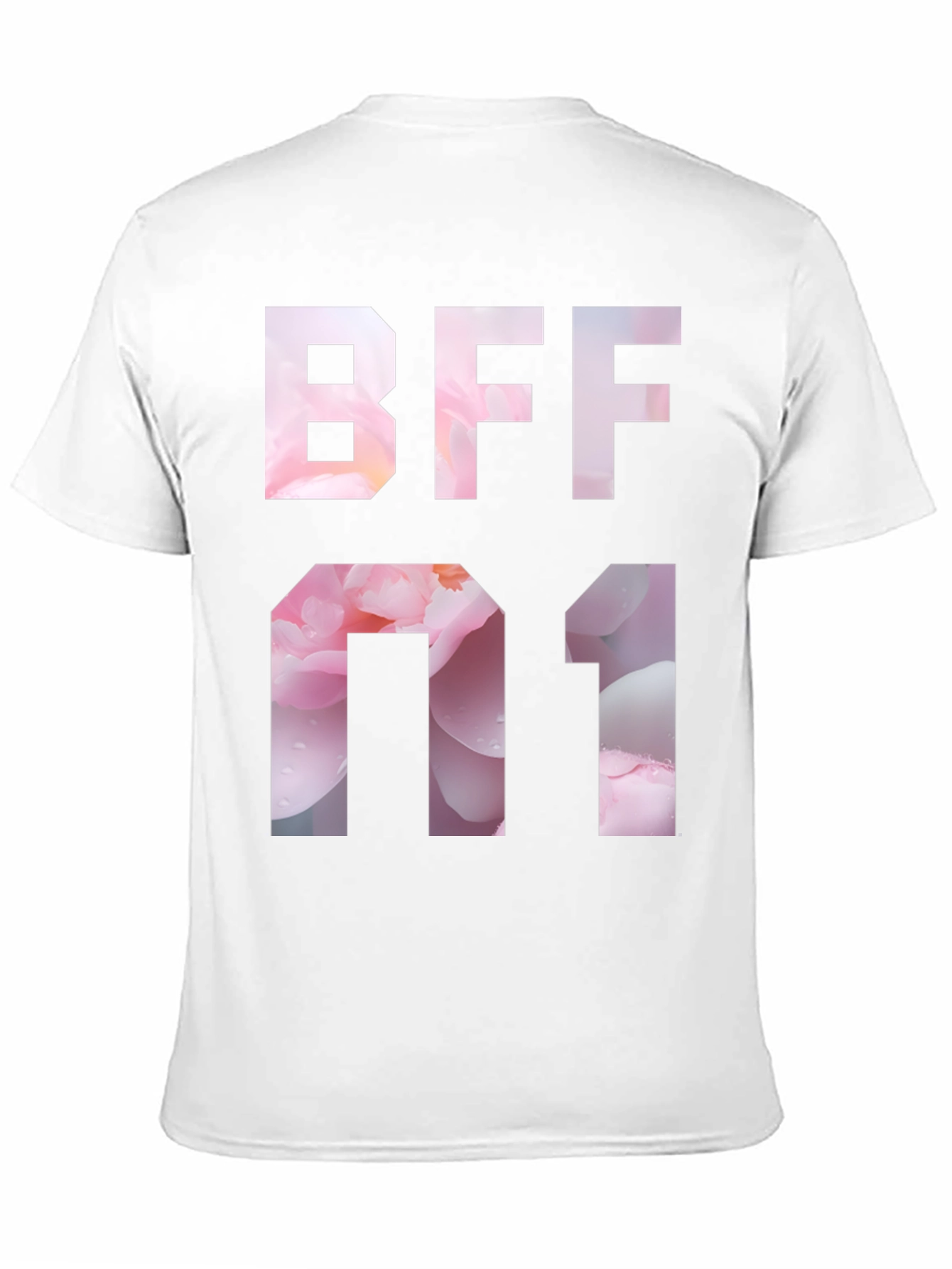 Black BFF 01 Graphic Tee - Black Short Sleeve T-Shirt view 11