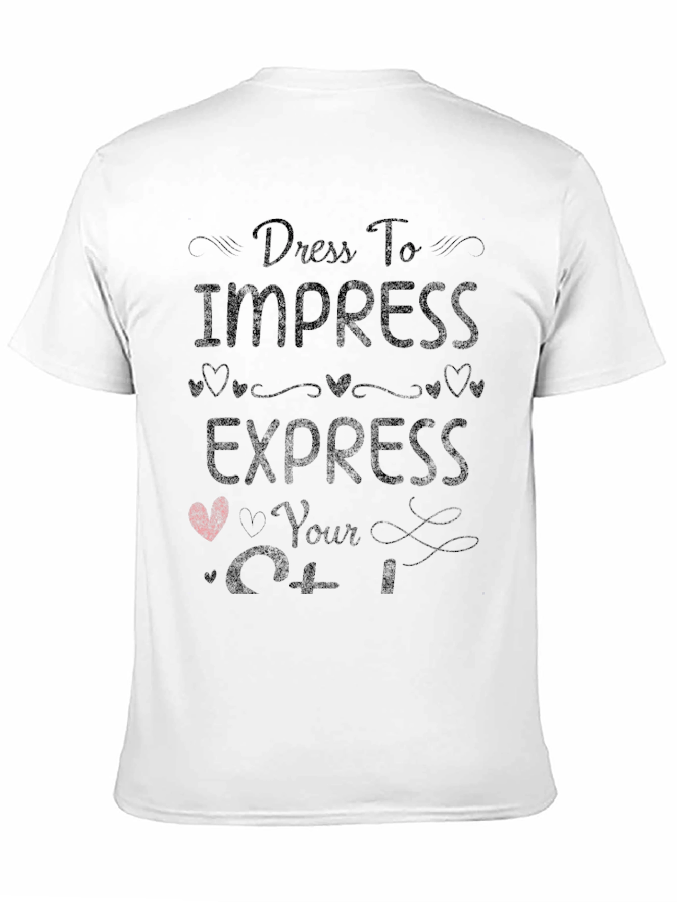 Black Dress to Impress Express Yourself T-Shirt view 11