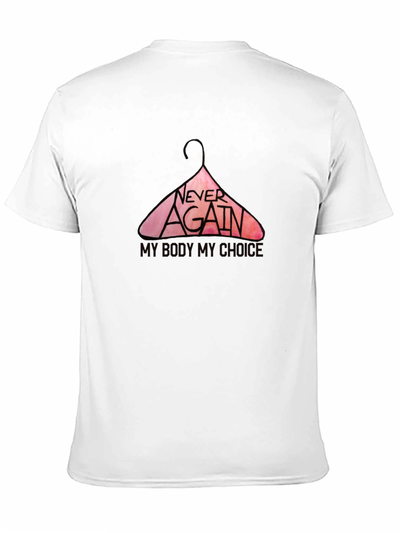 Black Never Again My Body My Choice Pro Choice T-Shirt view 11