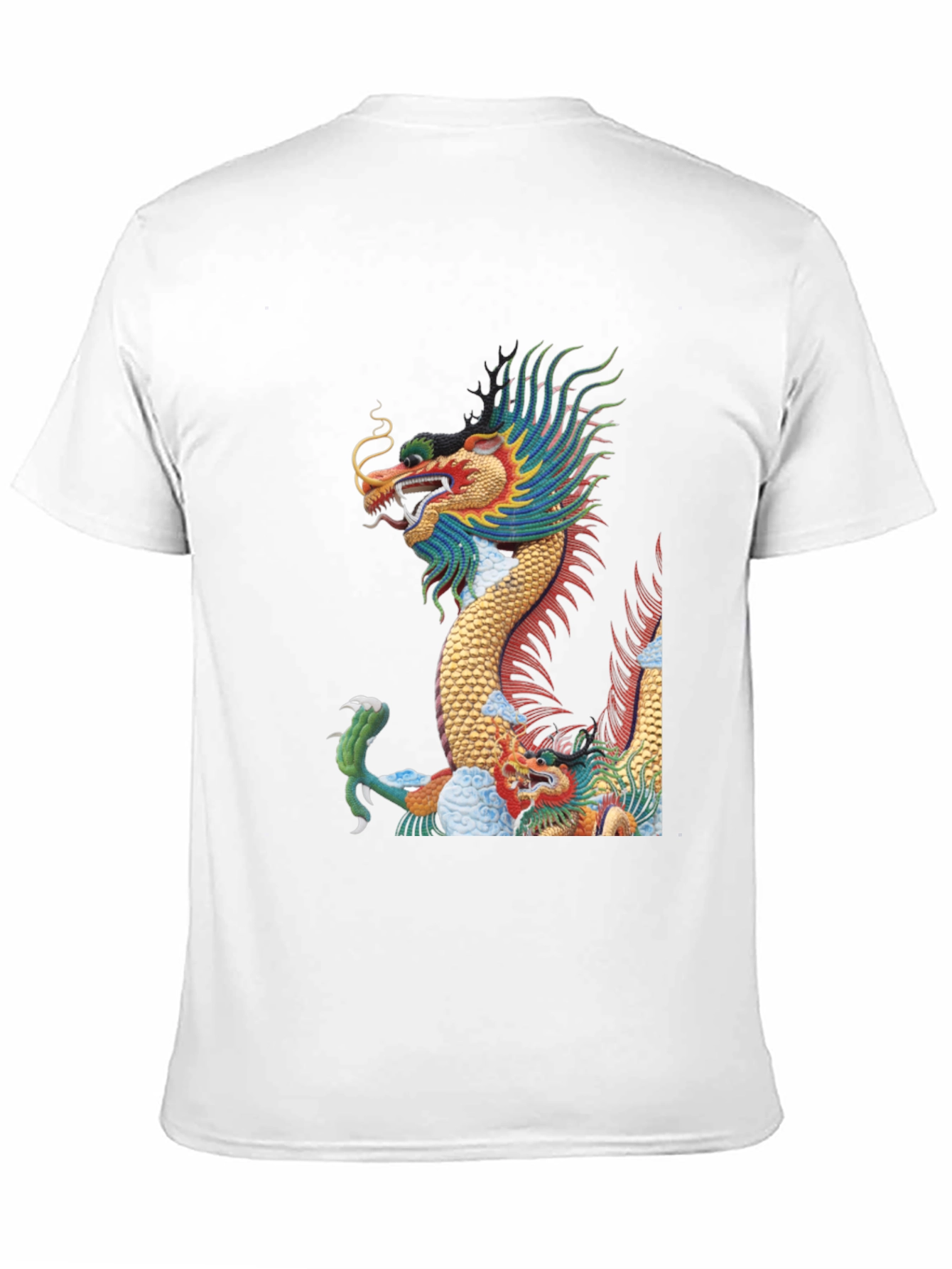 Black Dragon Graphic Tee - Unique Asian Design view 11