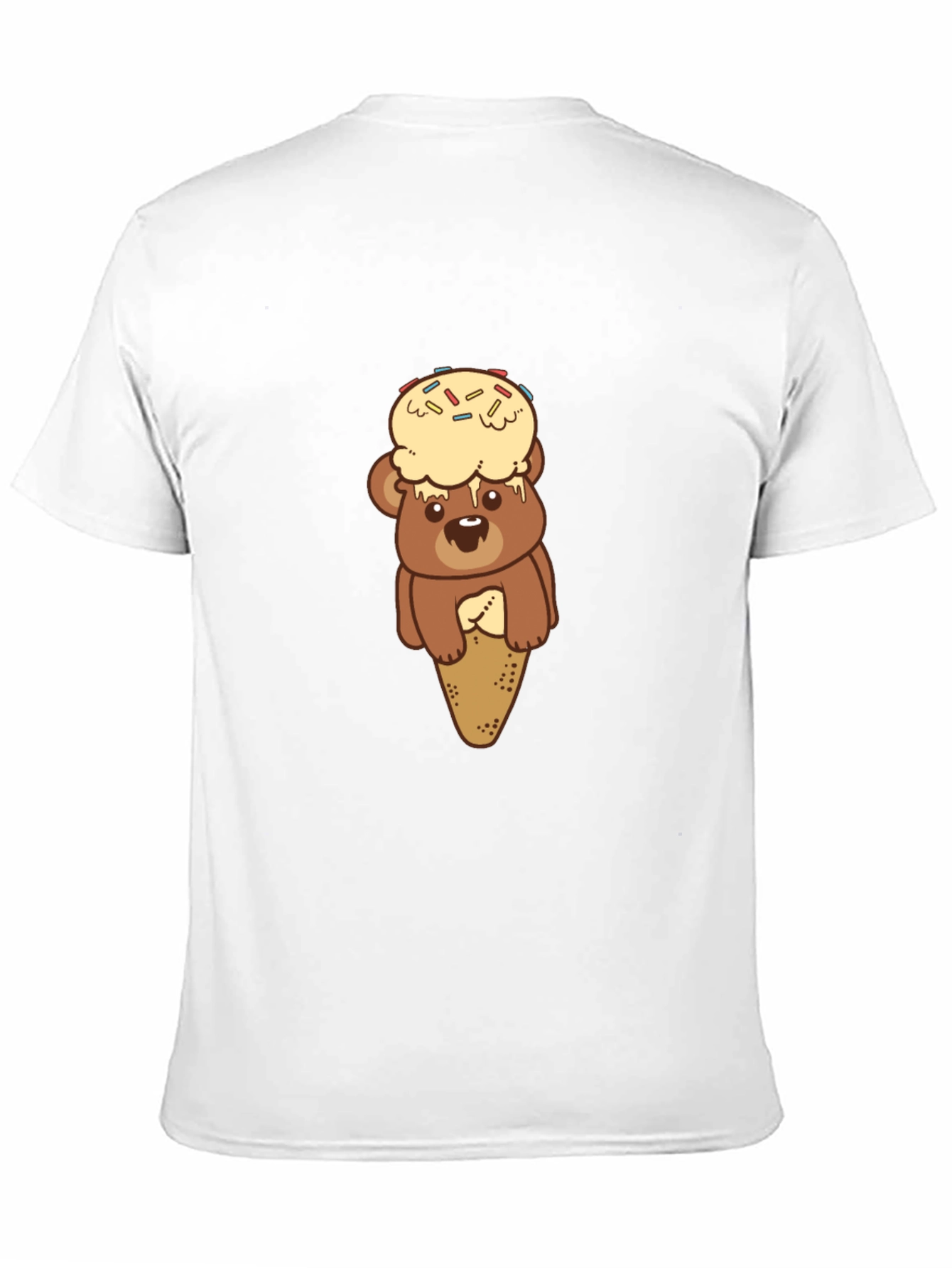 Black Bear Ice Cream T-Shirt - Novelty Tee view 11