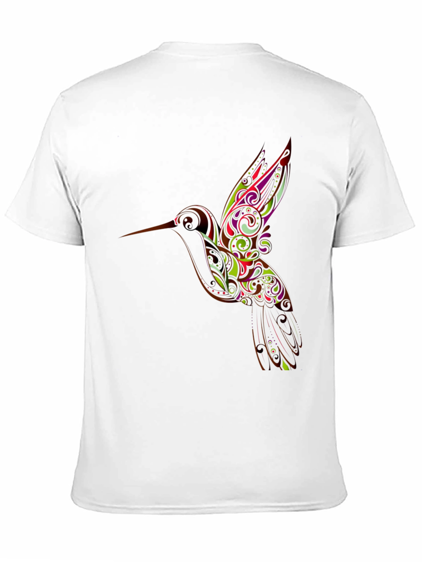 Black Hummingbird Graphic Black T-Shirt view 11