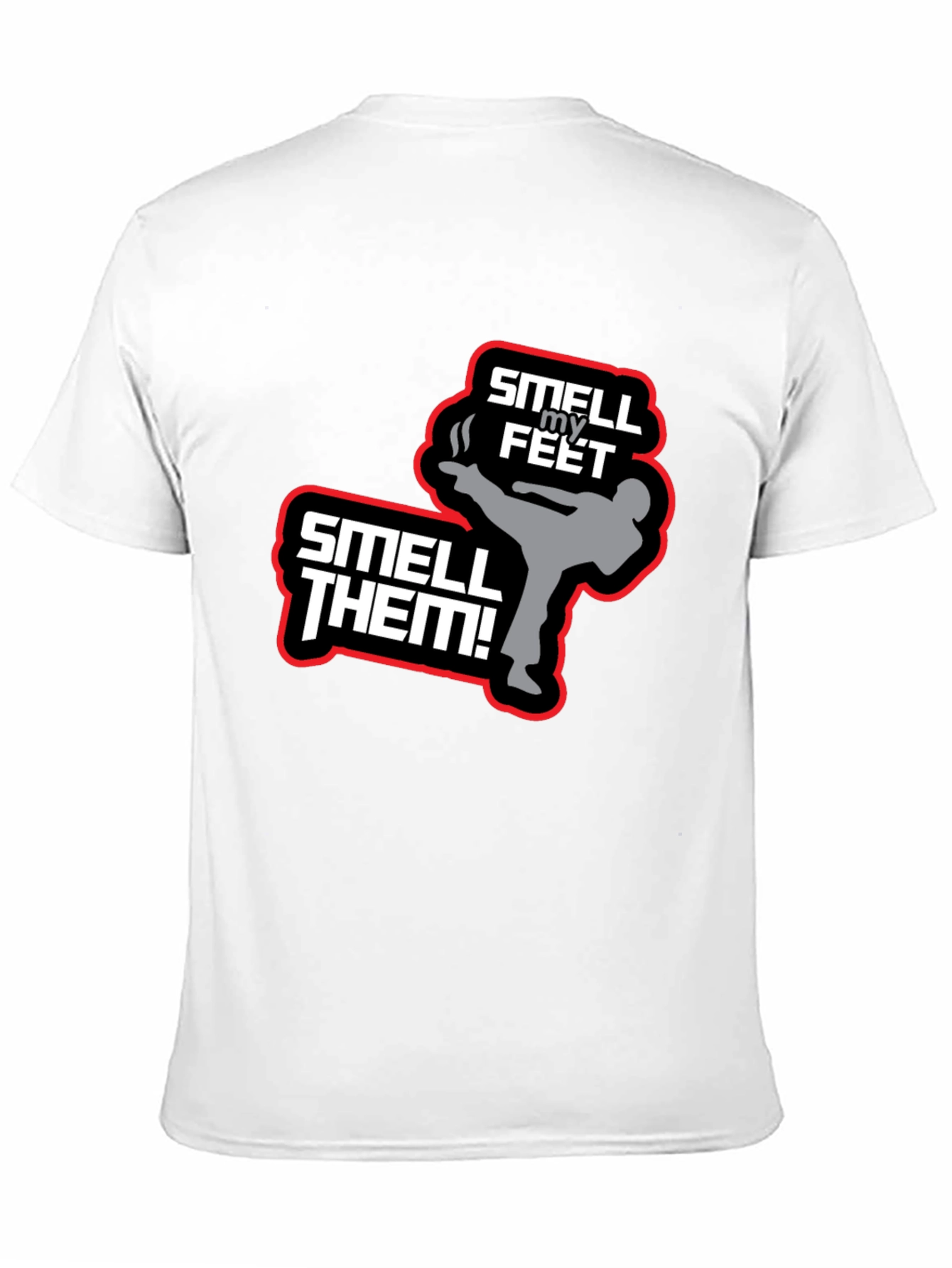 Black Smell My Feet T-Shirt - Funny Martial Arts Tee view 11