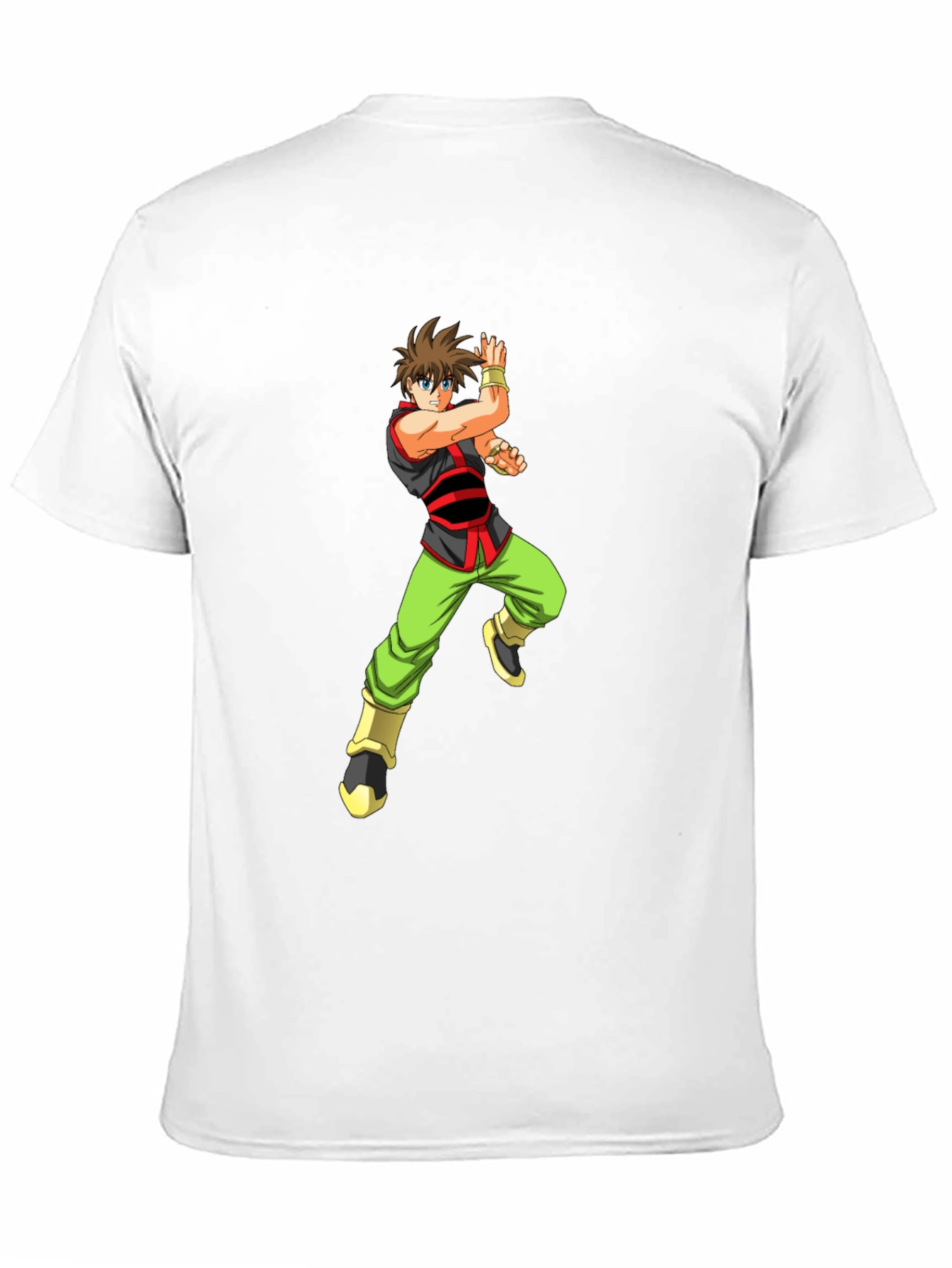 Anime Warrior Black T-Shirt - 11