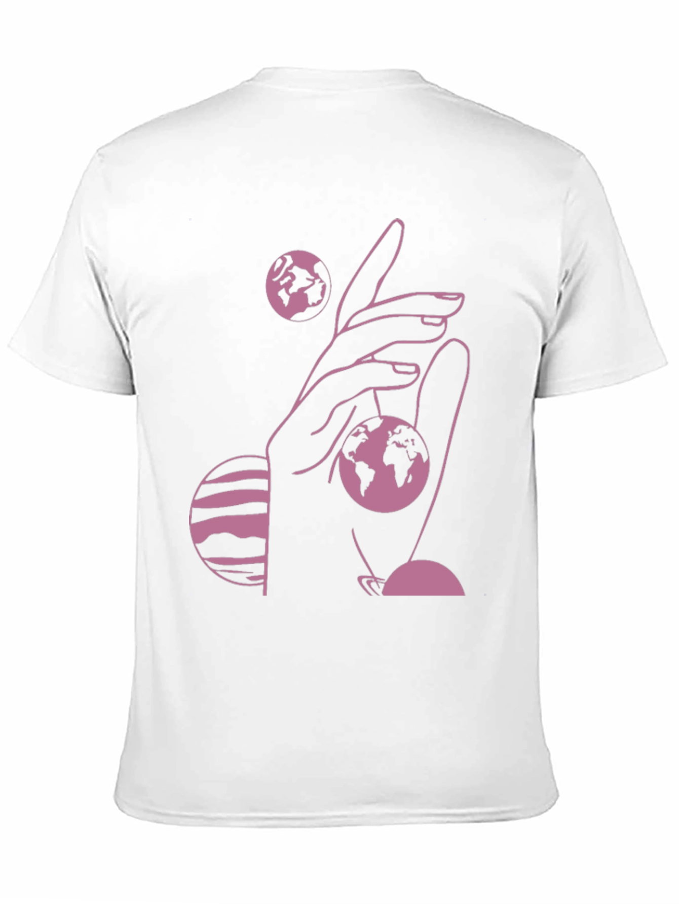 Black Cosmic Hand Graphic Tee - Black view 11