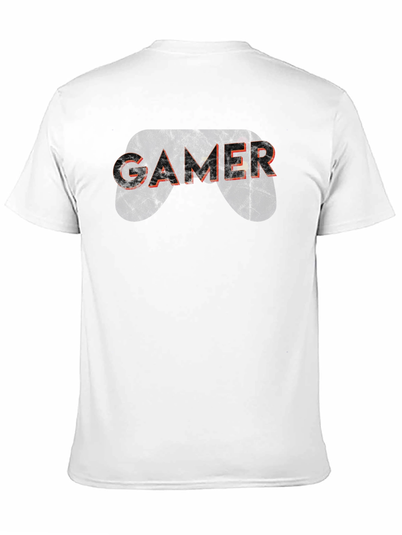 Black Gamer Graphic Tee - Black Cotton Casual Shirt view 11