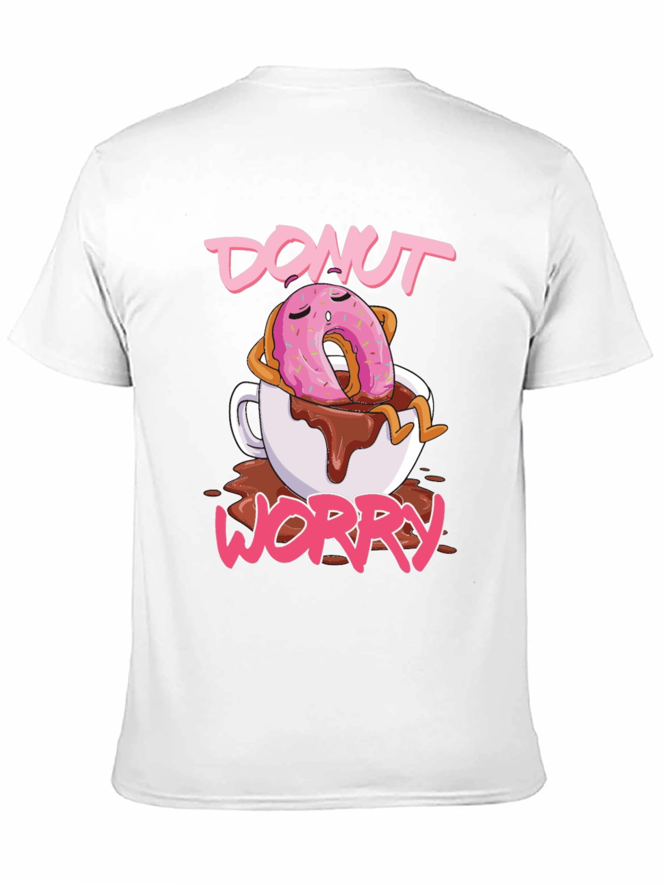 Black Donut Worry Graphic Tee - Relaxed Fit view 11