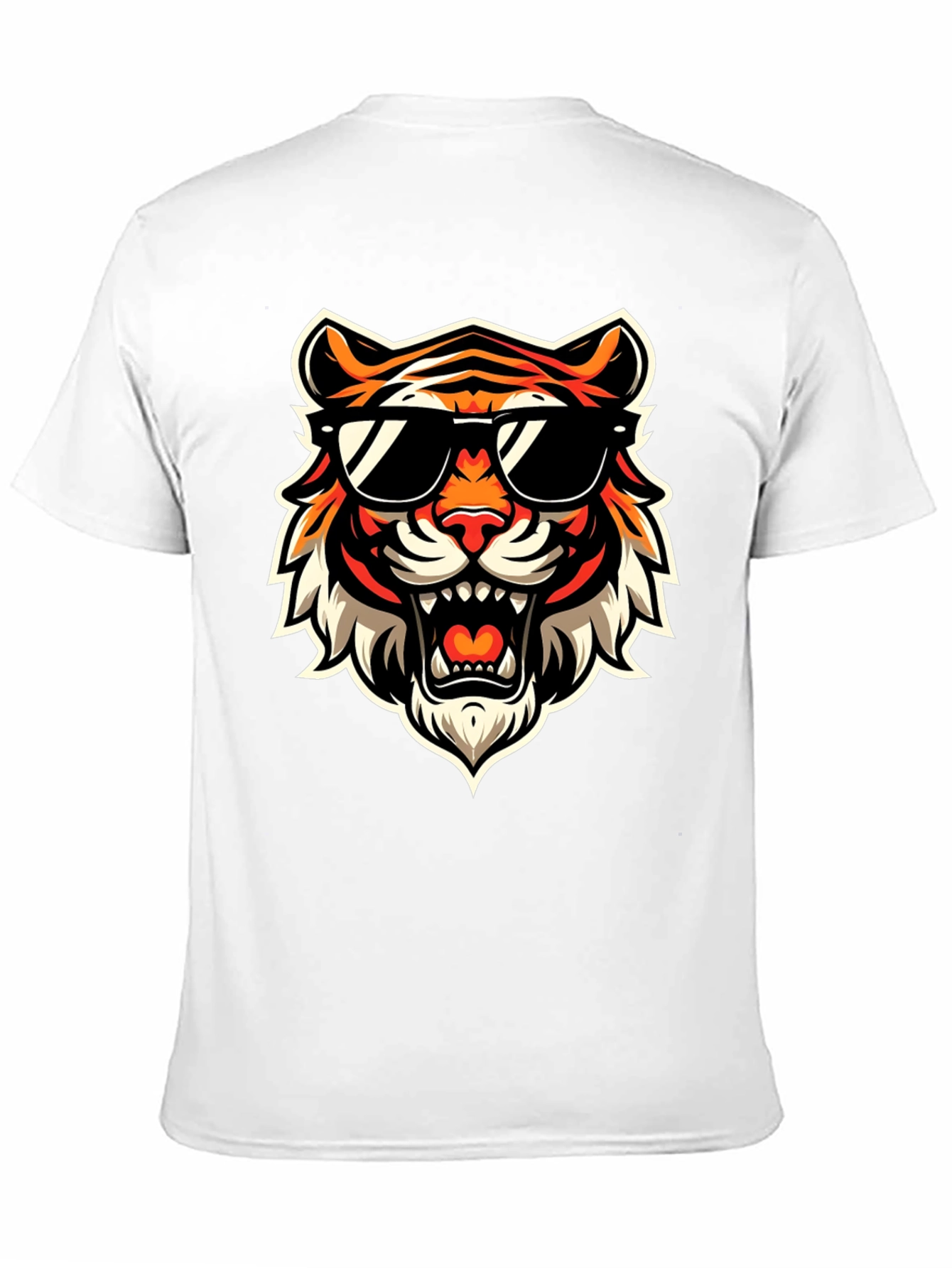 Black Cool Tiger Graphic Tee - Bold Streetwear view 11