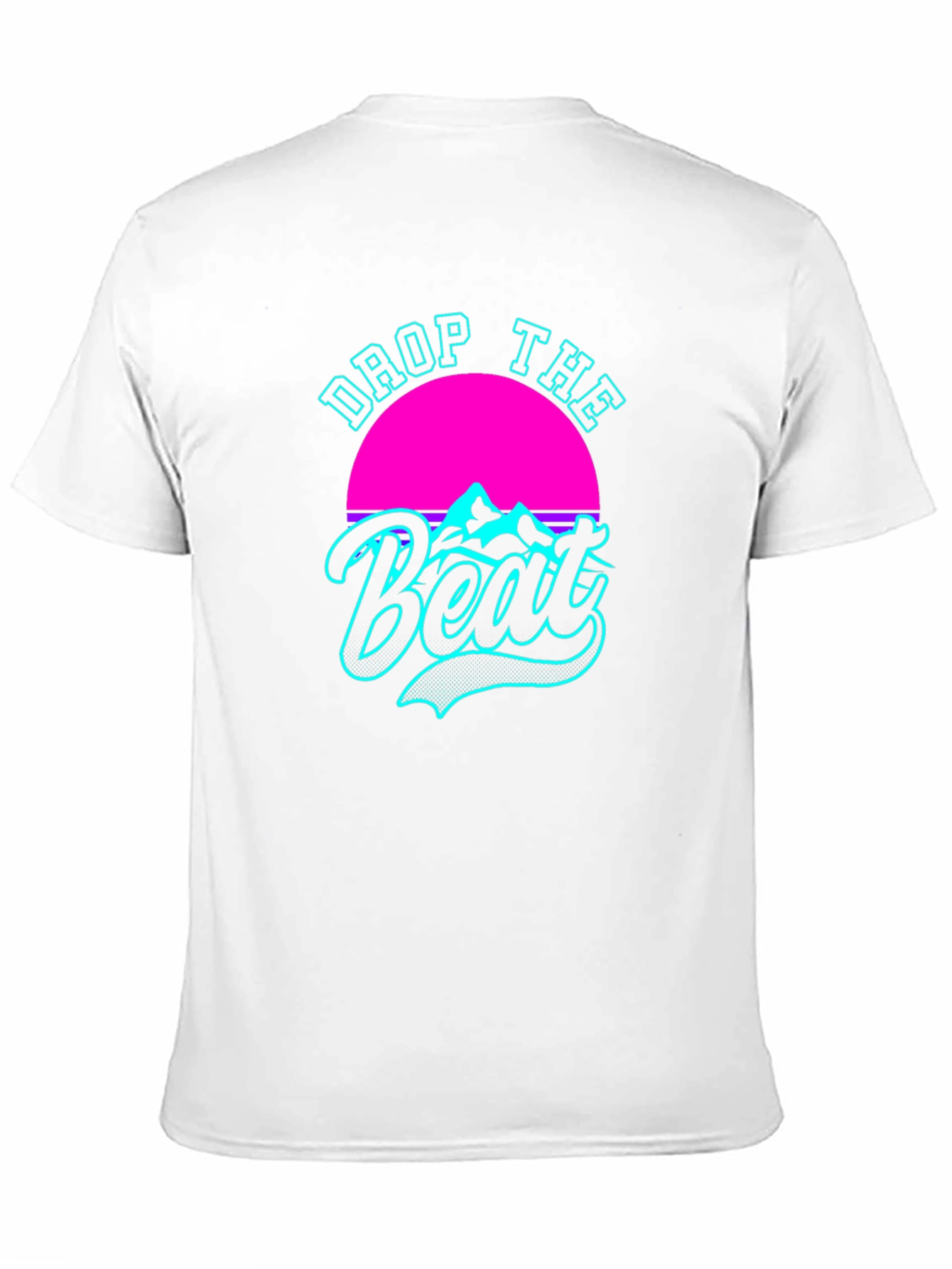 Black Retro Drop The Beat Black T-Shirt view 11