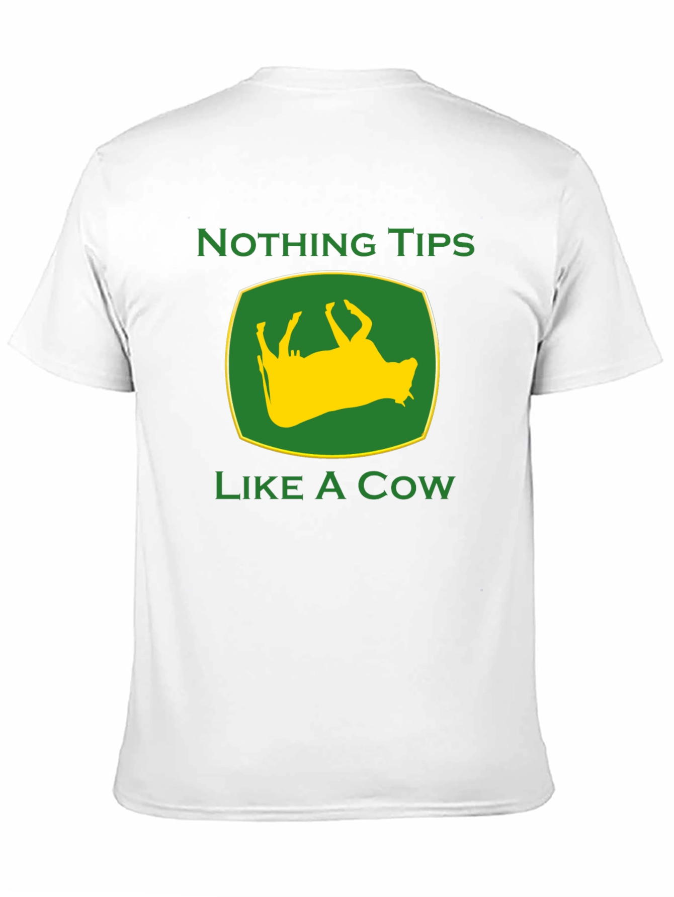 Black Funny Nothing Tips Like A Cow Graphic Tee view 11