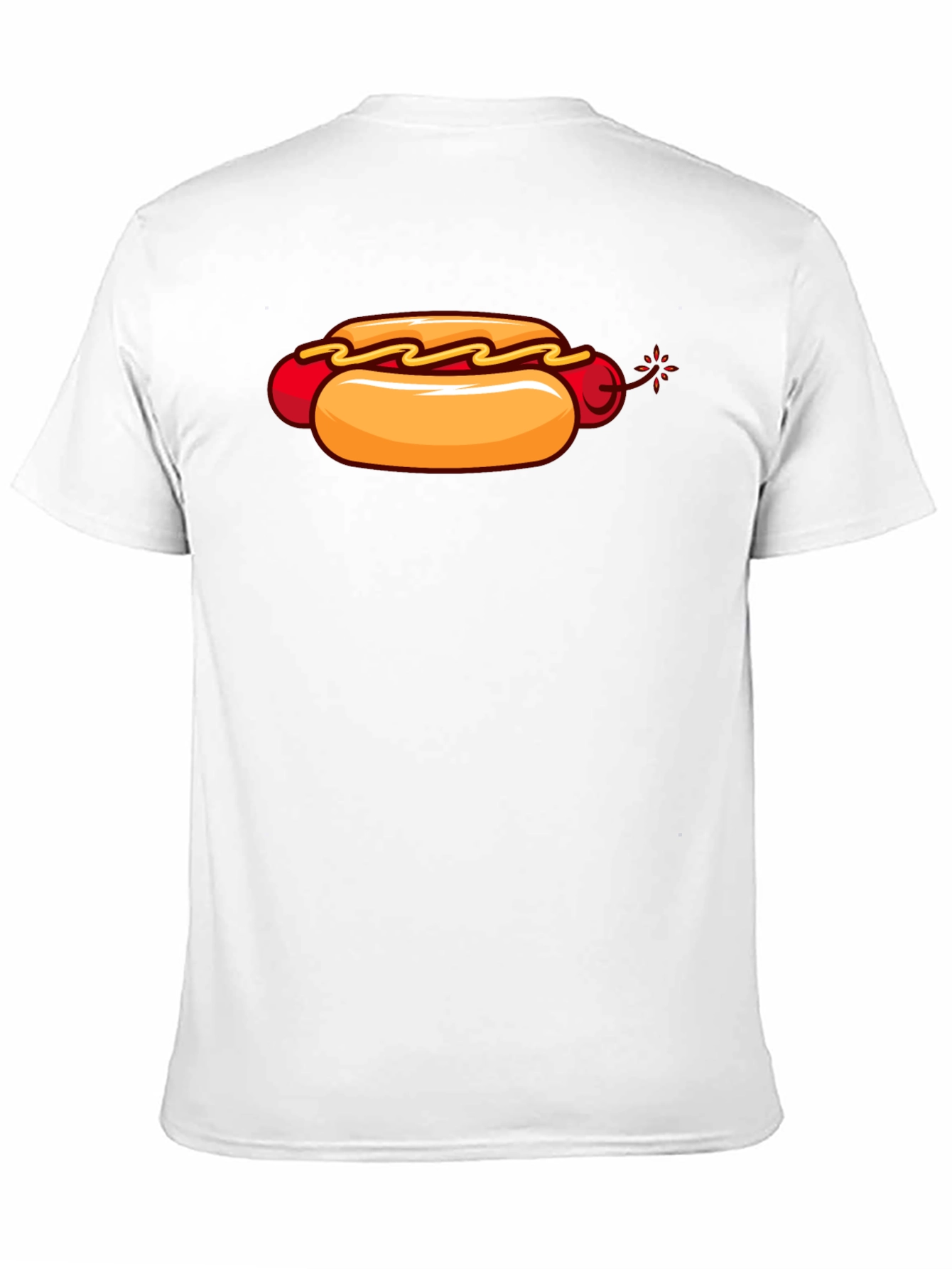 Black Hot Dog Bomb T-Shirt - Funny Graphic Tee view 11
