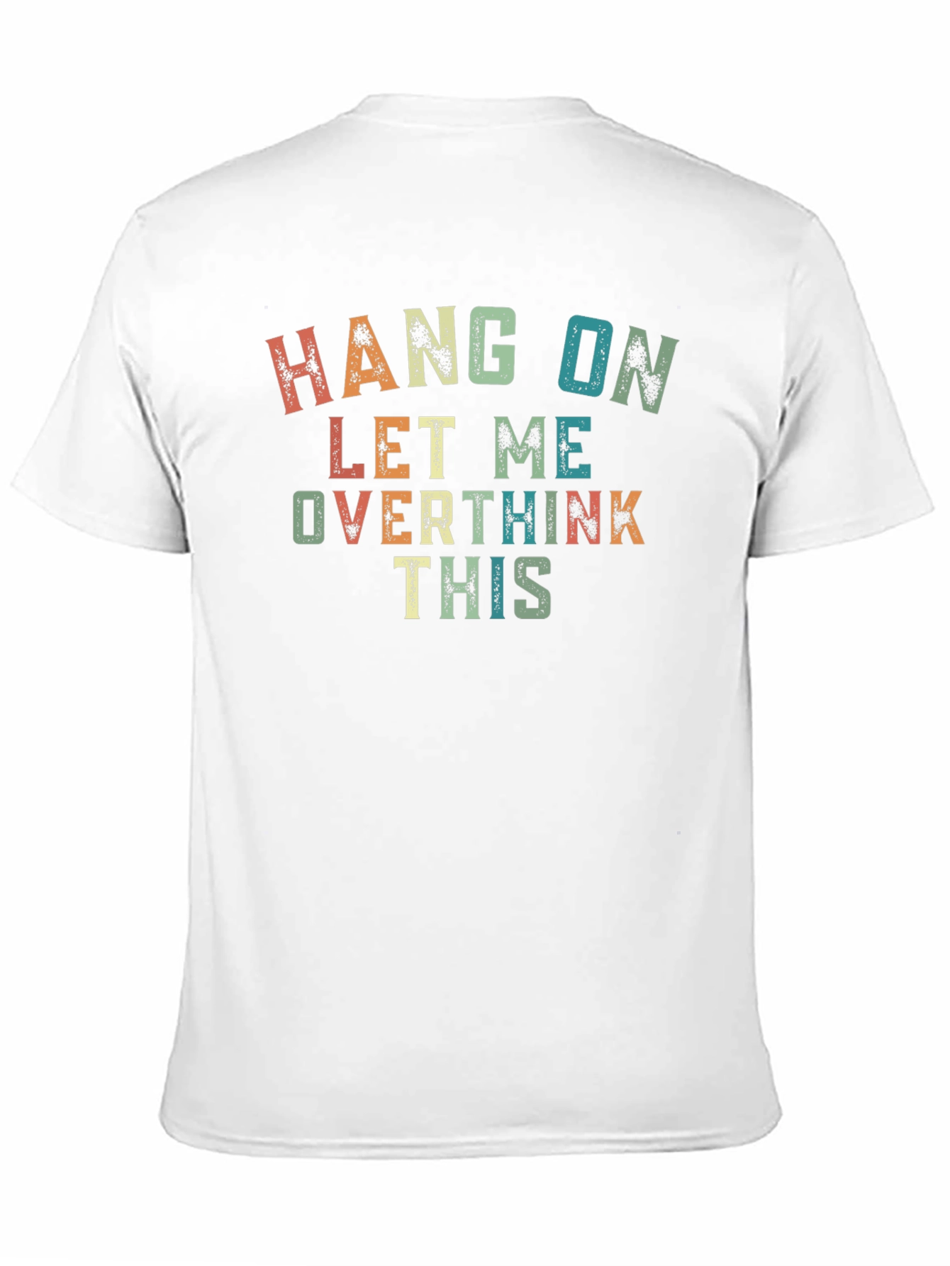 Black Overthinker Graphic T-Shirt - Funny Casual Tee view 11