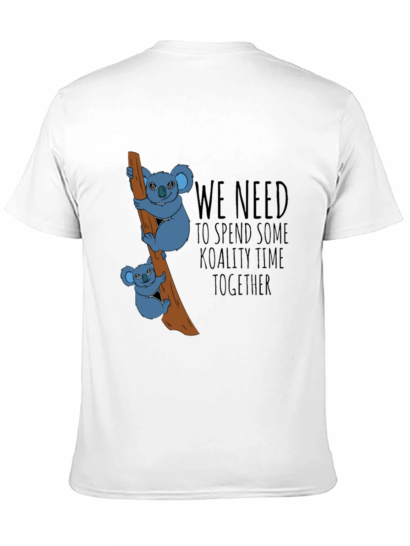 Black Koala Quality Time Graphic Tee view 11