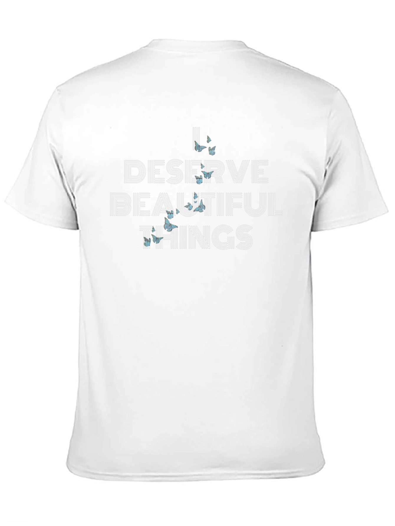 Black I Deserve Beautiful Things Graphic Tee view 11