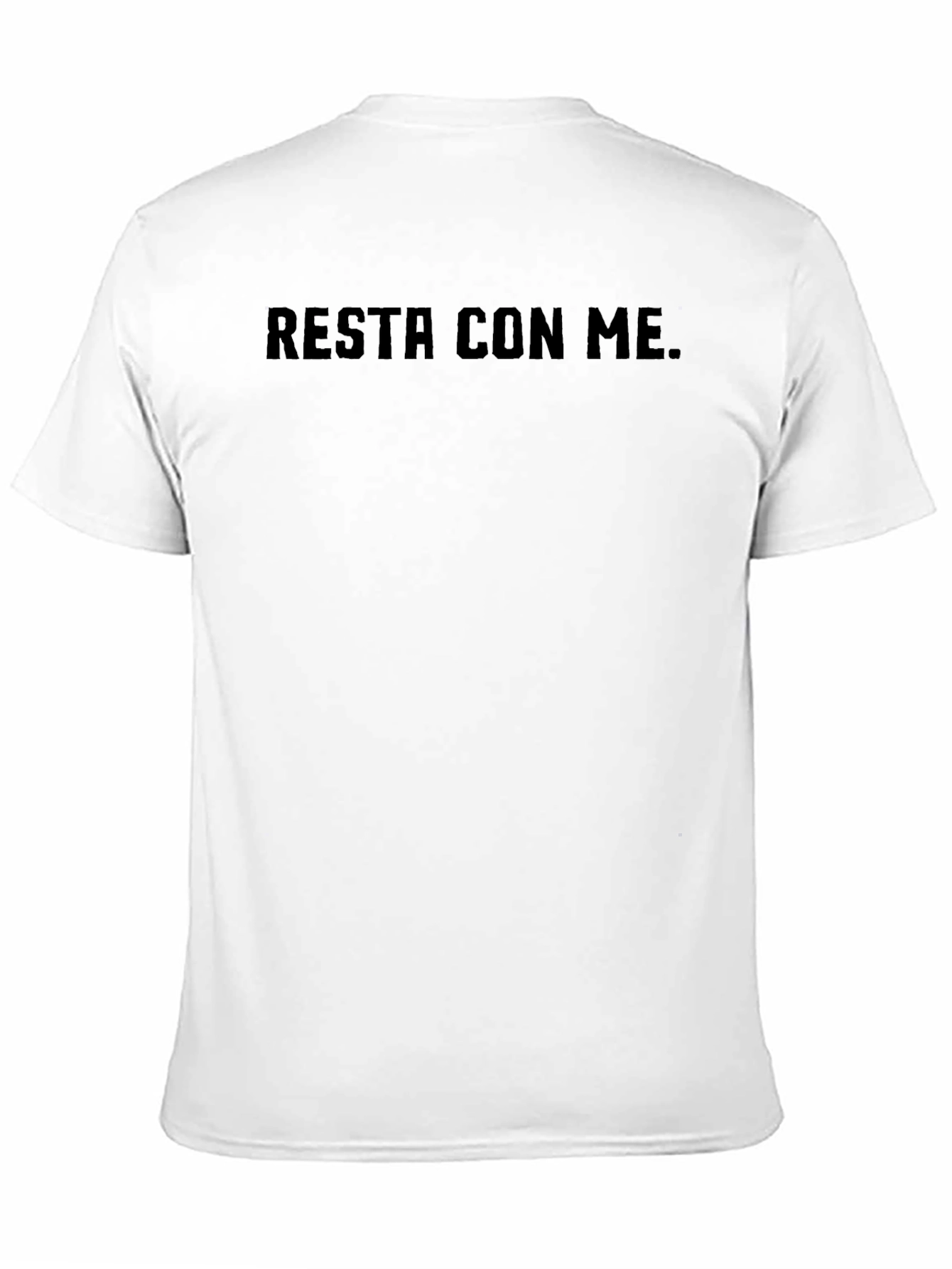 Black Resta Con Me T-Shirt - Stay With Me in Spanish view 11
