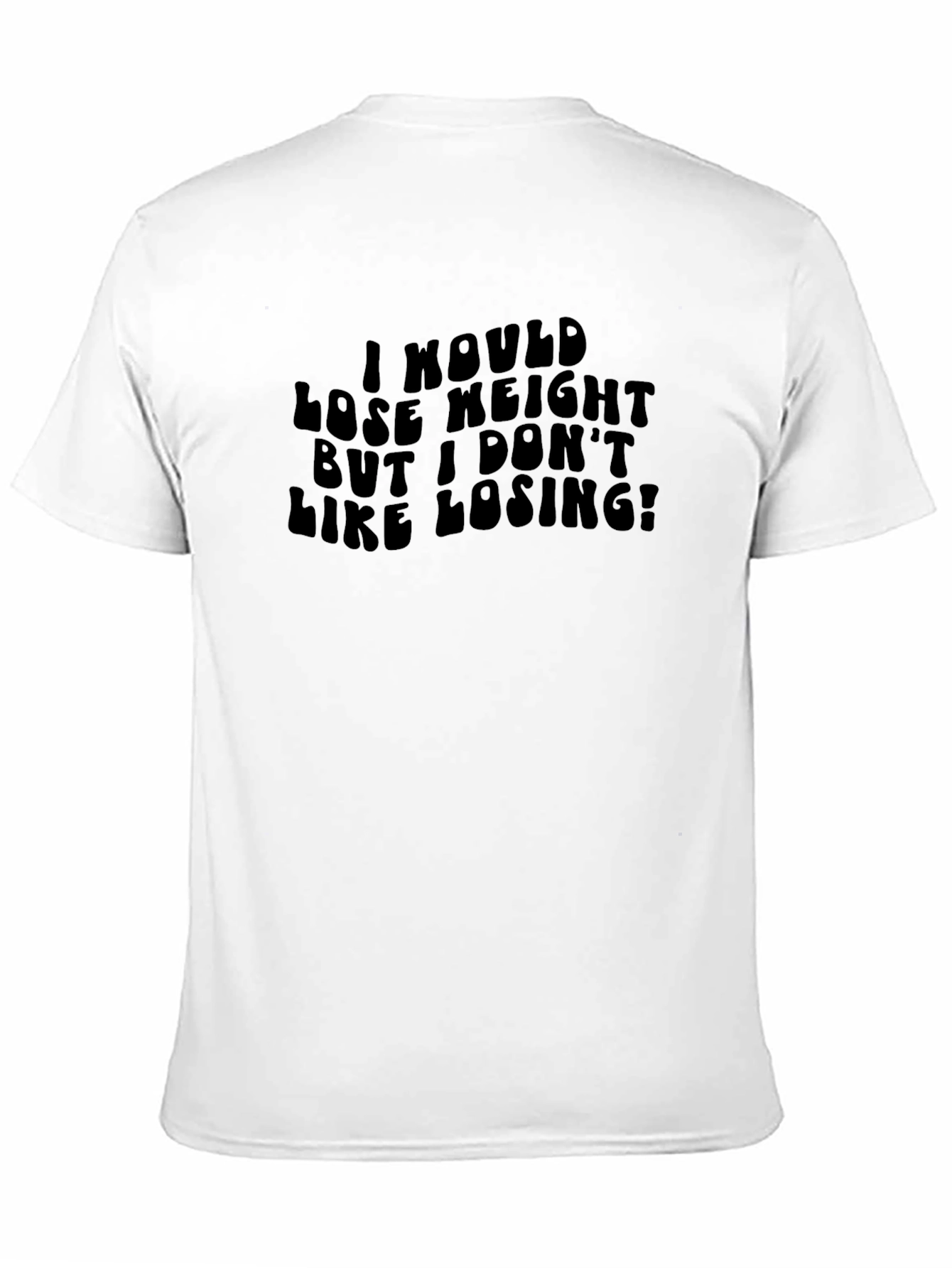 Black Funny I Don't Like Losing T-Shirt view 11