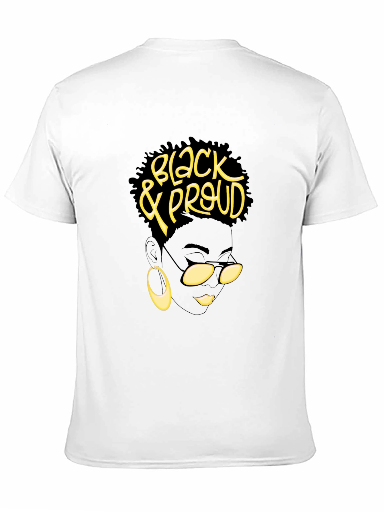 Black & Proud Graphic Tee - Stylish Statement T-Shirt - 11