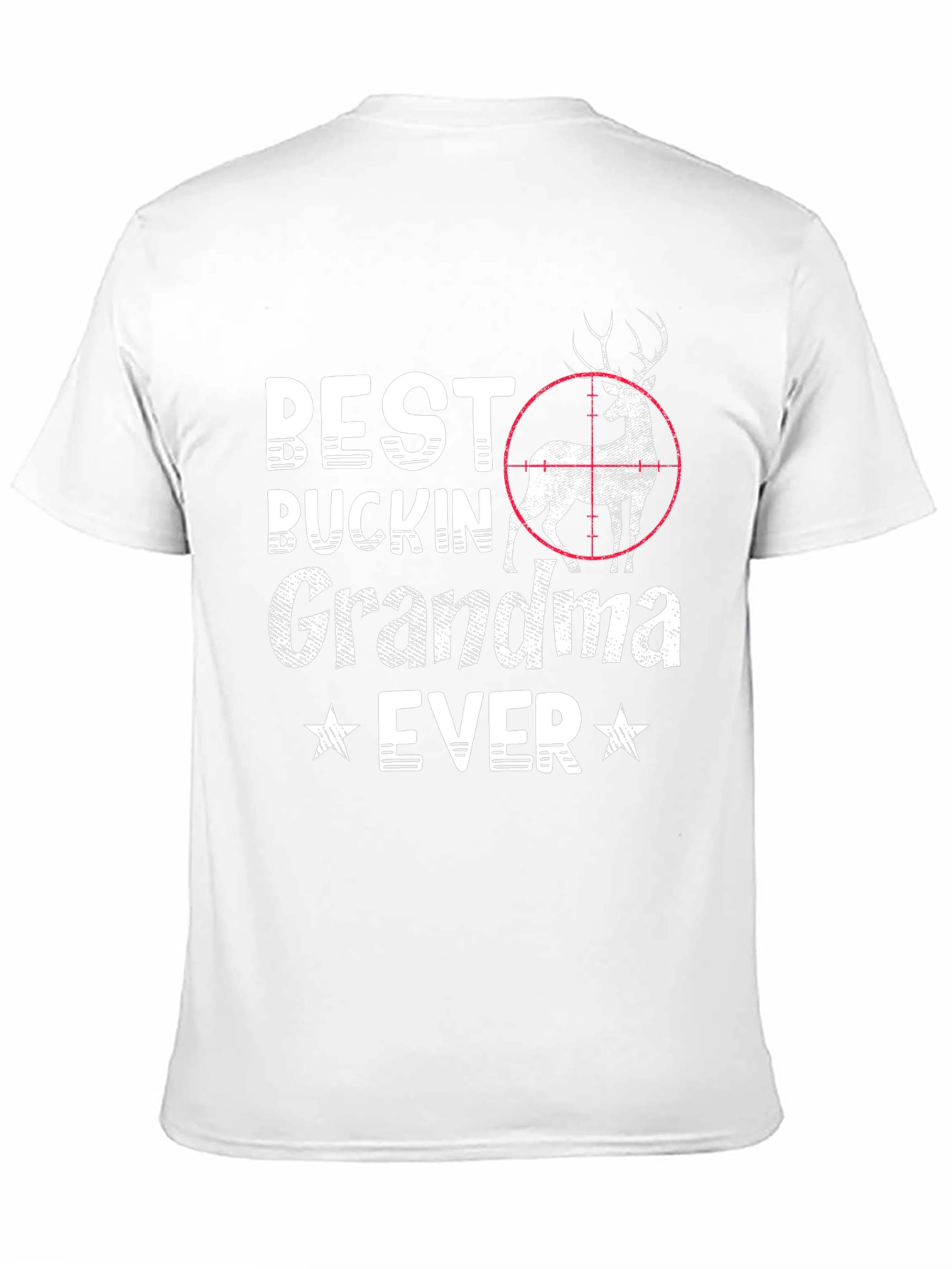 Black Best Buckin' Grandma Ever T-Shirt - Hunting Gift view 11