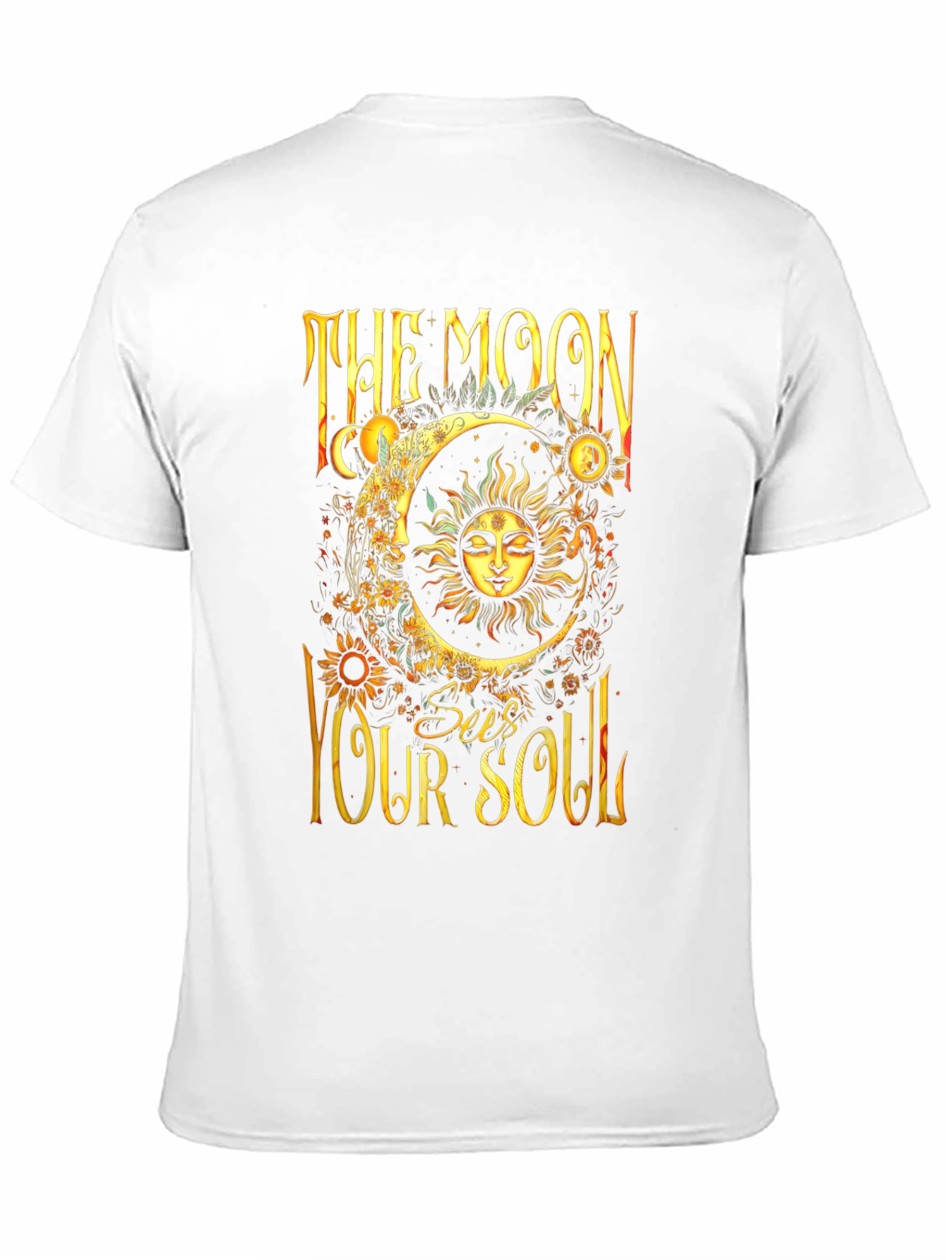 Black The Moon Sees Your Soul Graphic Tee view 11