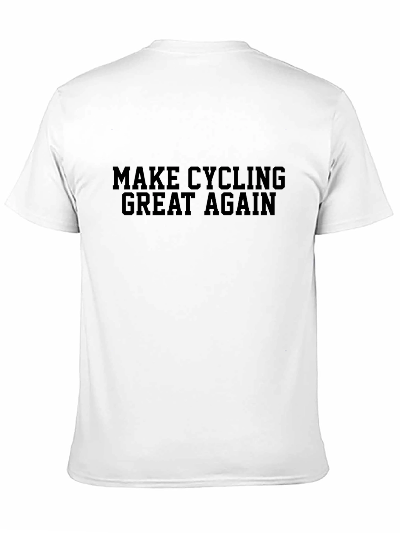 Black Make Cycling Great Again - Black T-Shirt view 11