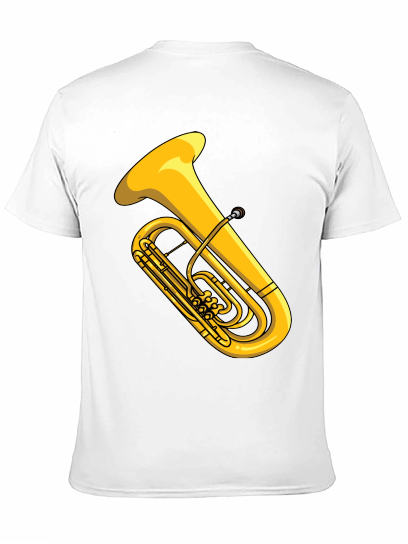 Black Tuba Graphic Tee - Musical Instrument Shirt view 11