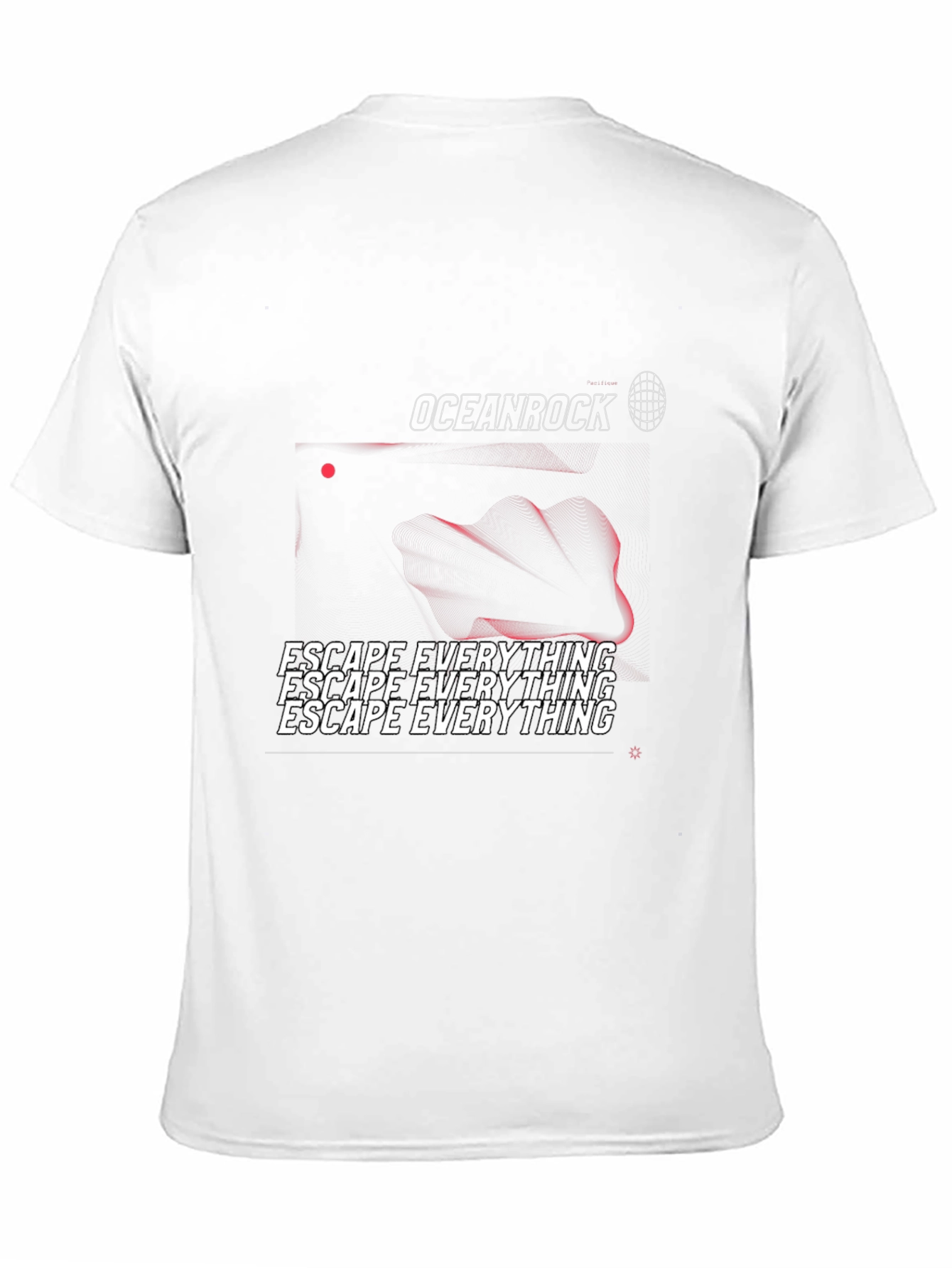 Black Oceanrock Escape Everything Graphic Tee view 11