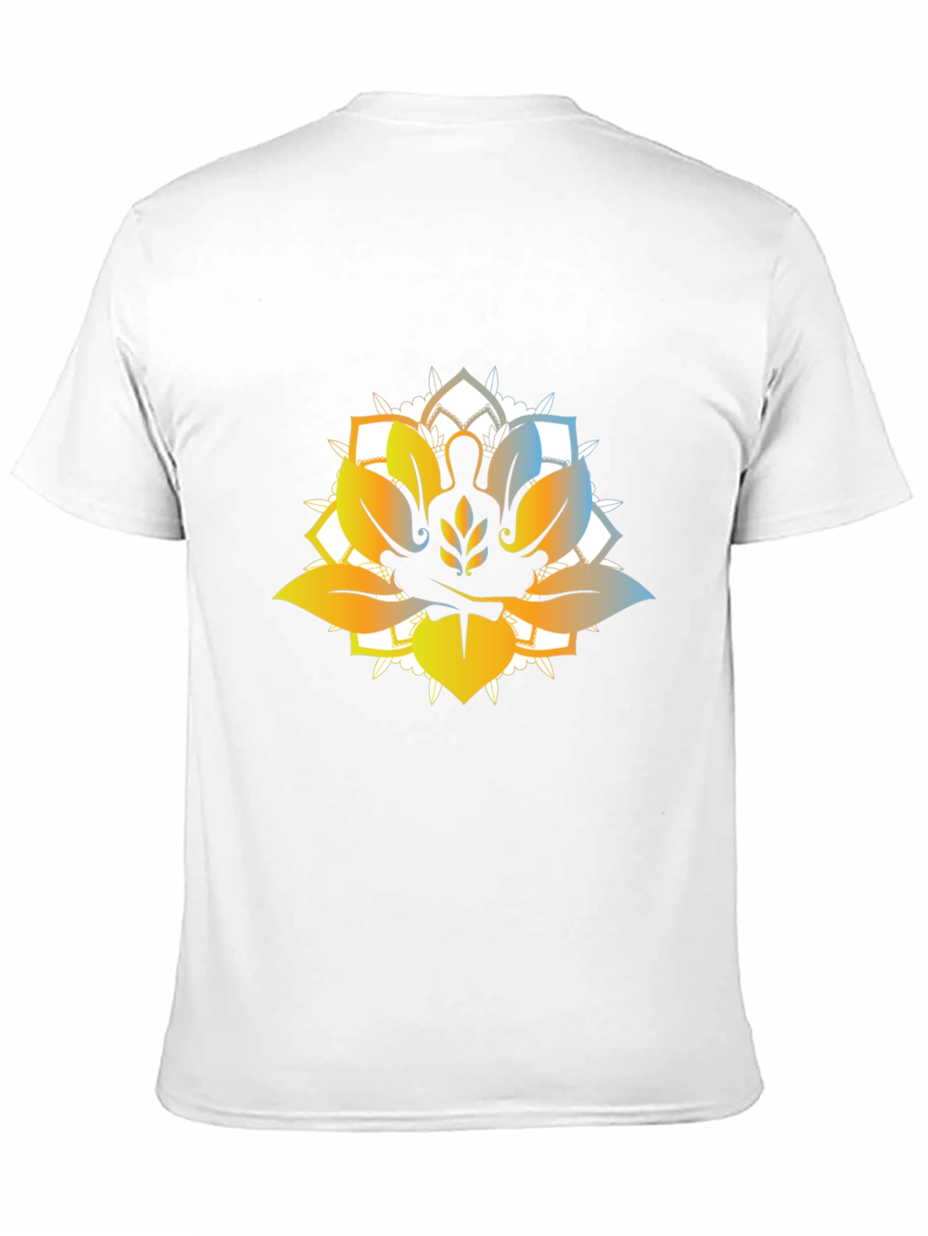Black Lotus Meditation Graphic T-Shirt - Black view 11