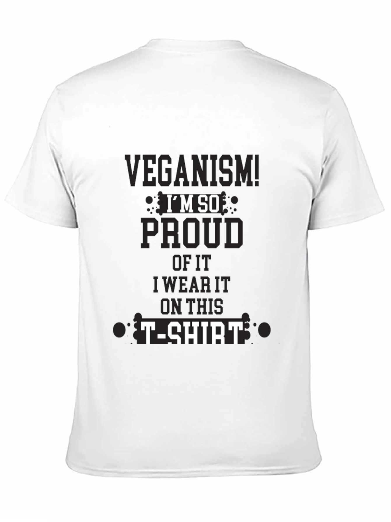 Black Veganism Pride T-Shirt - Soft Cotton Tee view 11