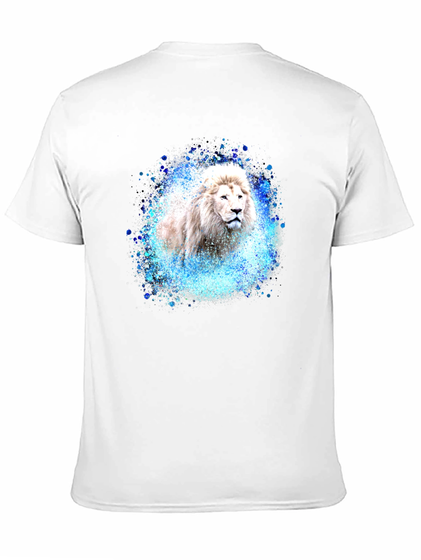 Black Lion Splash Graphic Tee - Black view 11