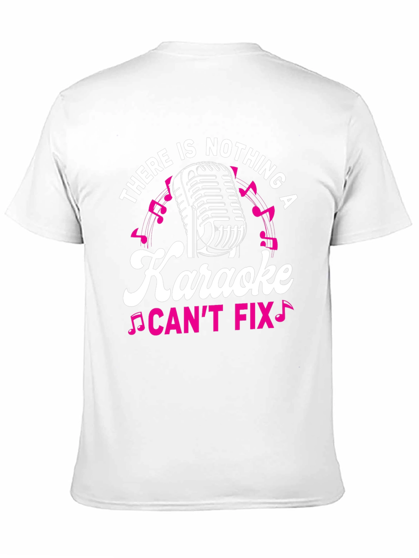 Black Karaoke Fix T-Shirt - Music Lover Tee view 11