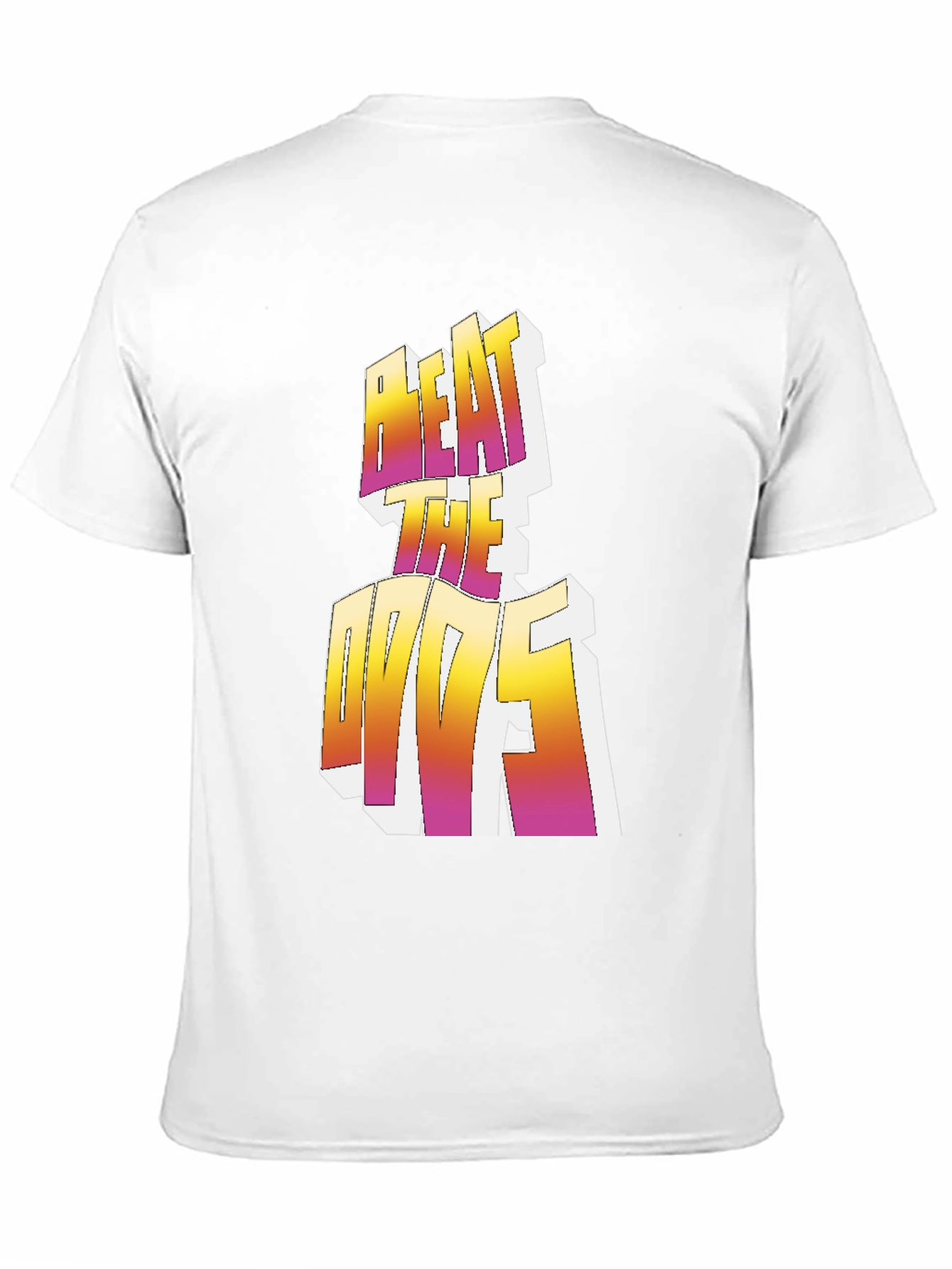 Black Beat the Odds Graphic Tee - Black Crew Neck Shirt view 11