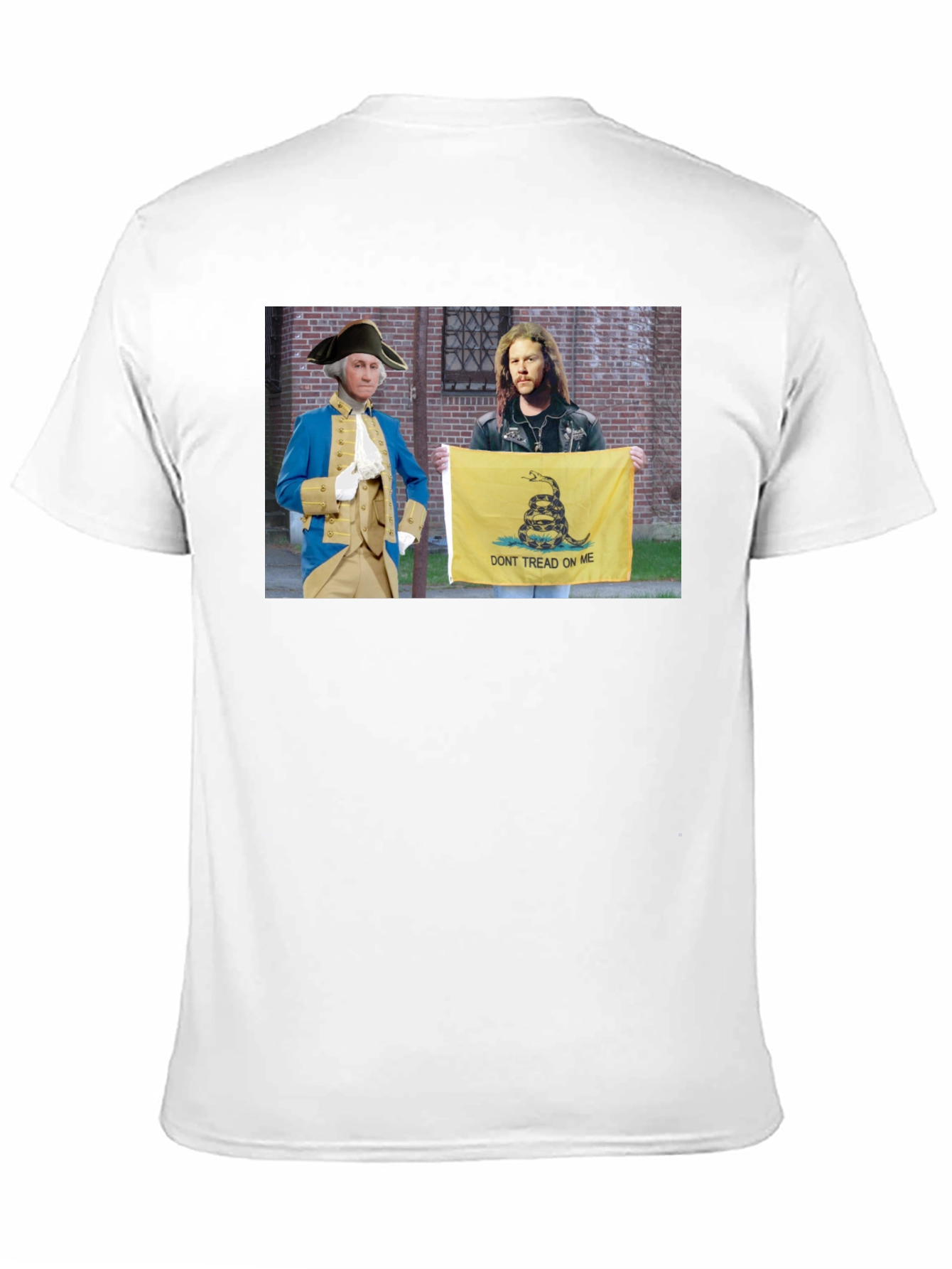 Black Washington & Metallica Tee - Don't Tread On Me view 11