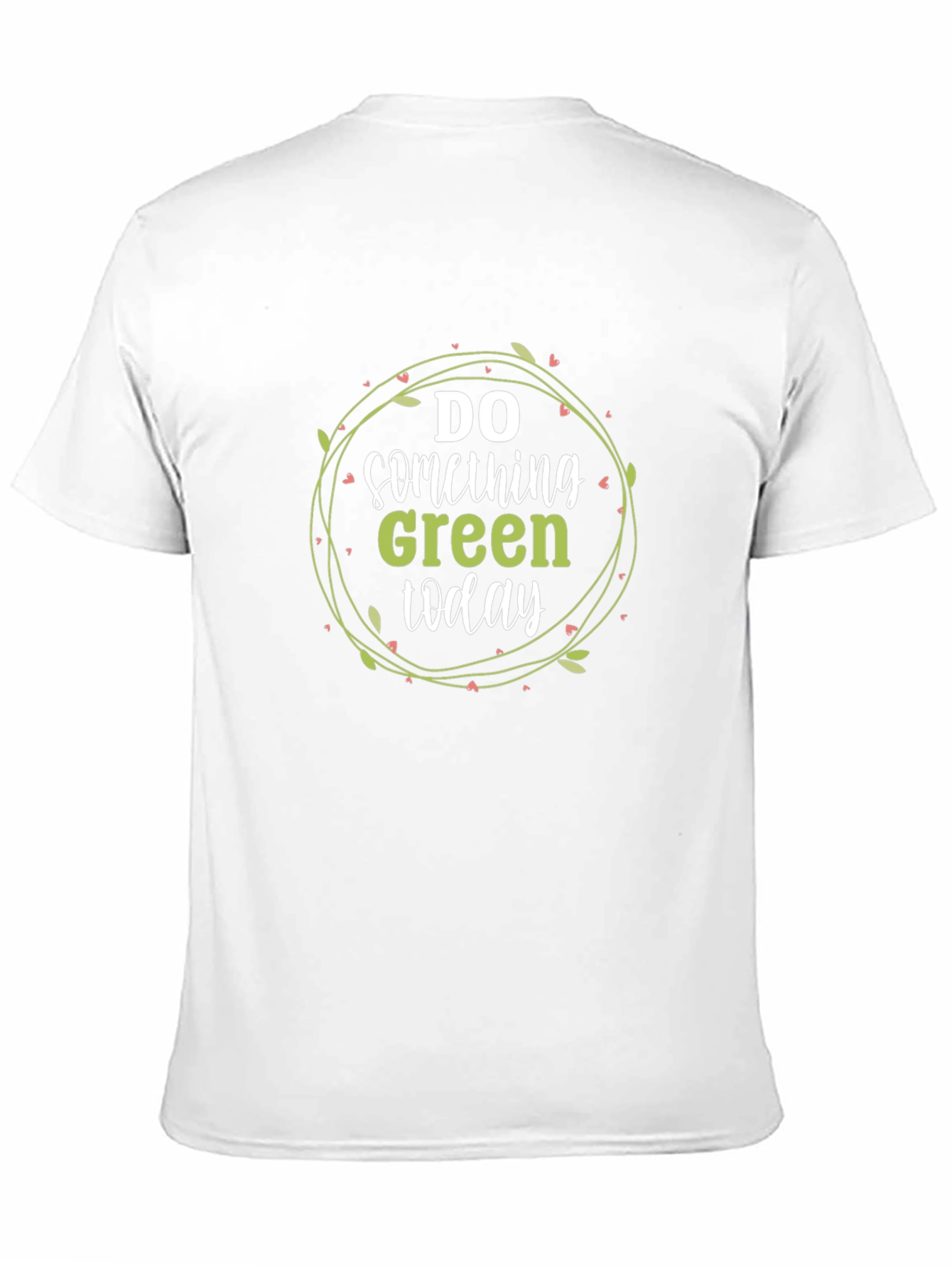 Black Go Green T-Shirt: Do Something Green Today view 11