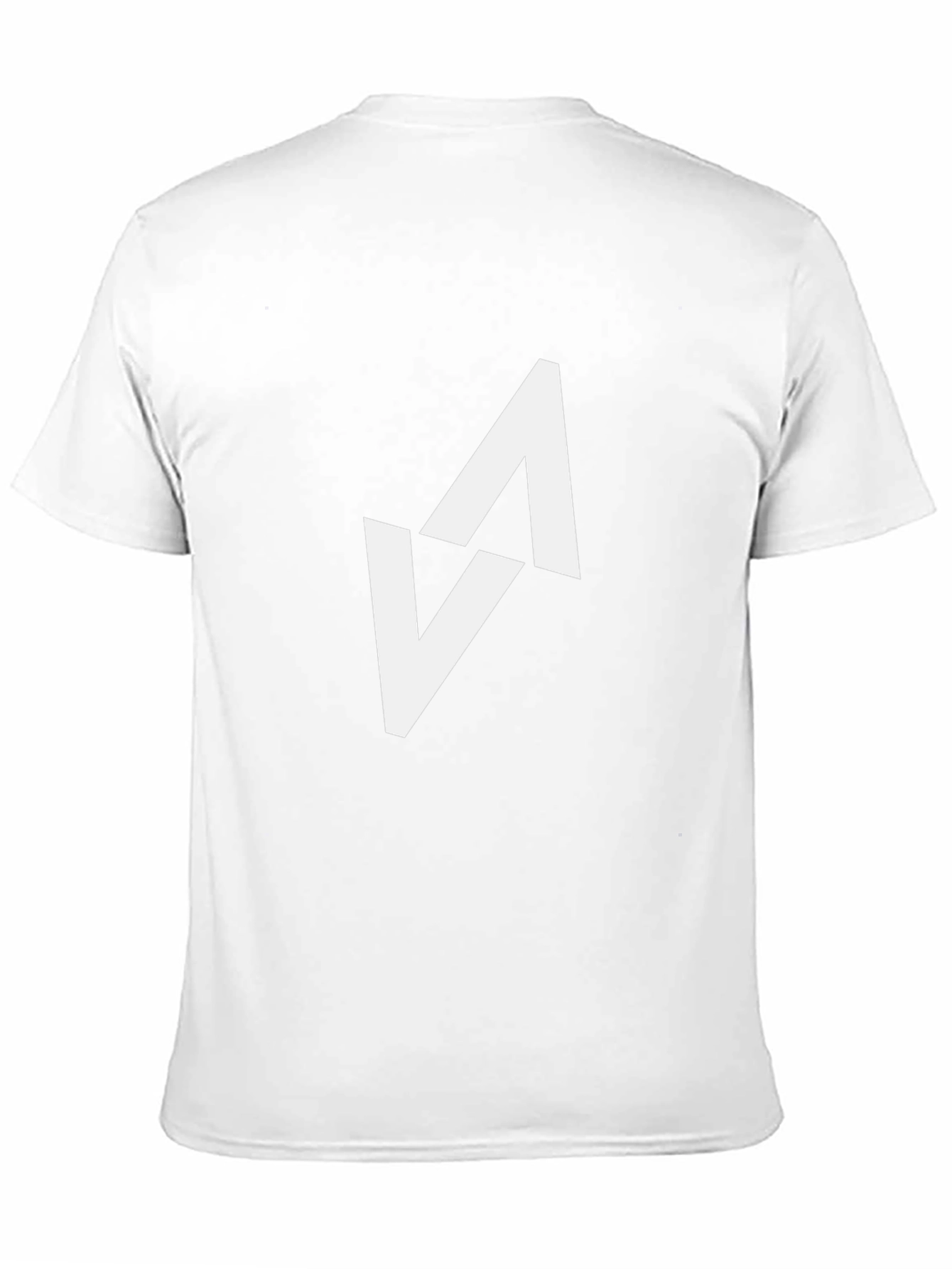 Modern Black T-Shirt with Abstract White Arrow Design - 11
