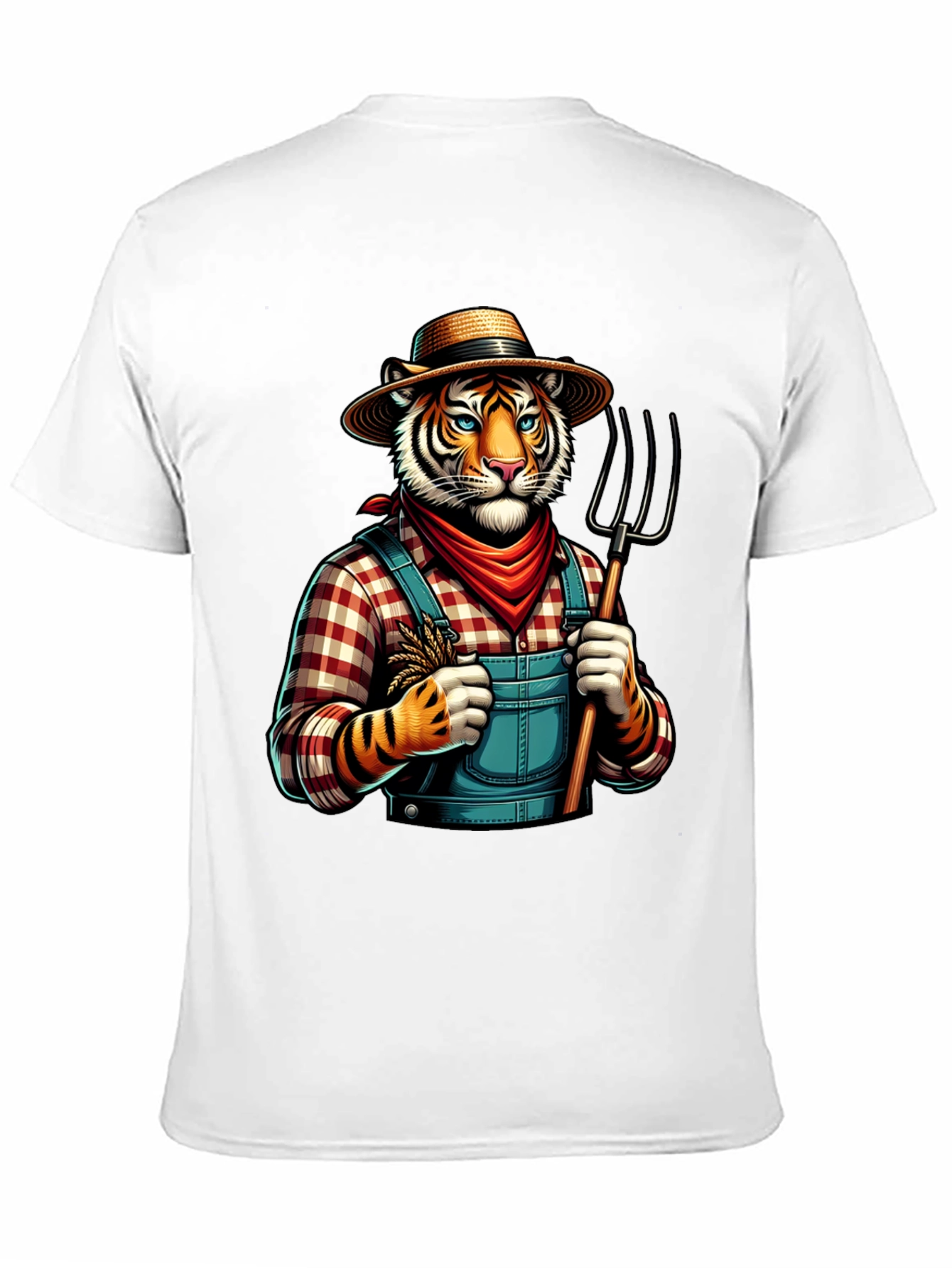 Black Tiger Farmer Graphic Tee view 11