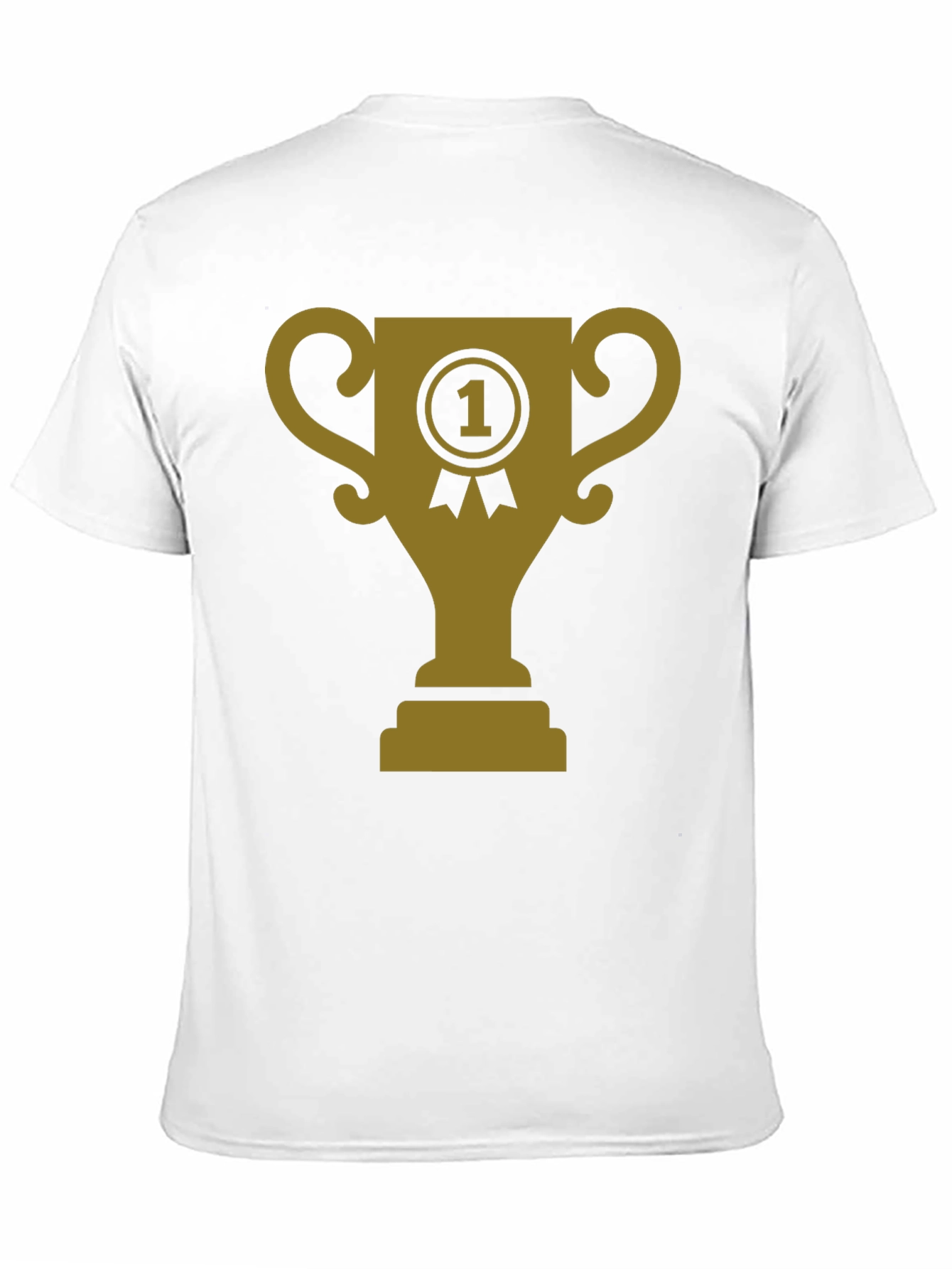 Winner's Trophy Graphic Tee - Black Cotton T-Shirt - 11