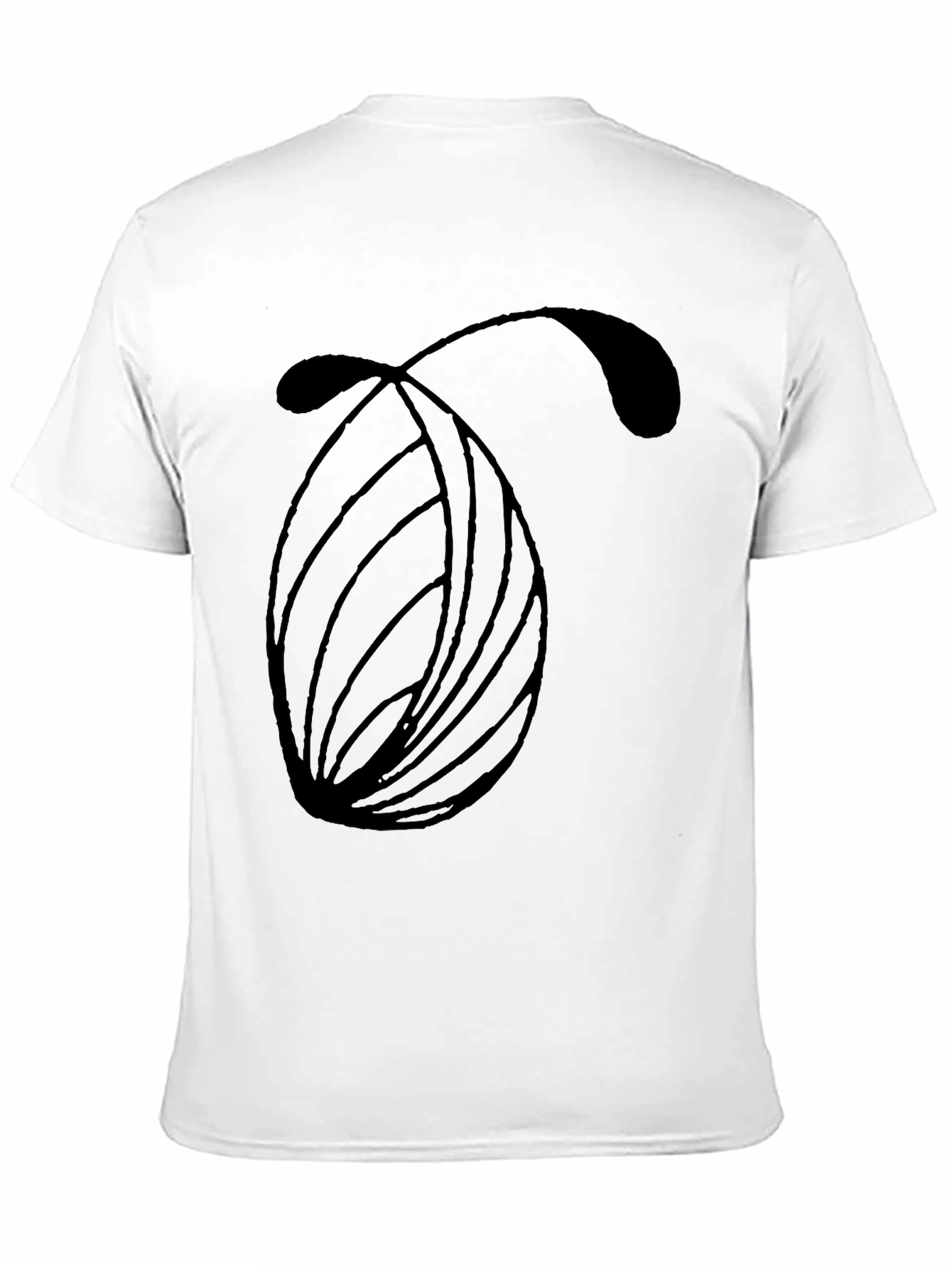 Modern Abstract Graphic Black T-Shirt - 11