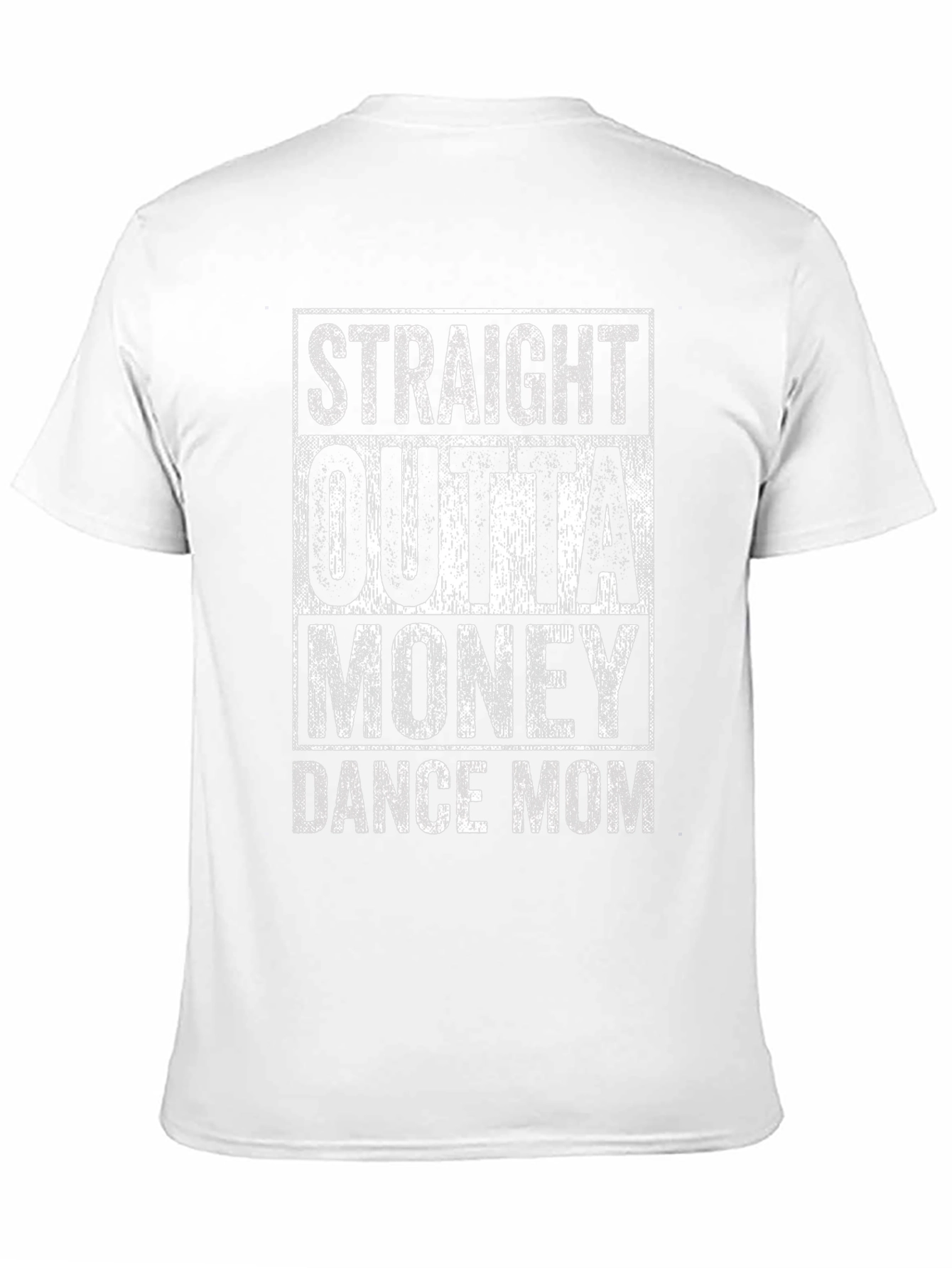 Black Straight Outta Money Dance Mom Graphic T-Shirt view 11