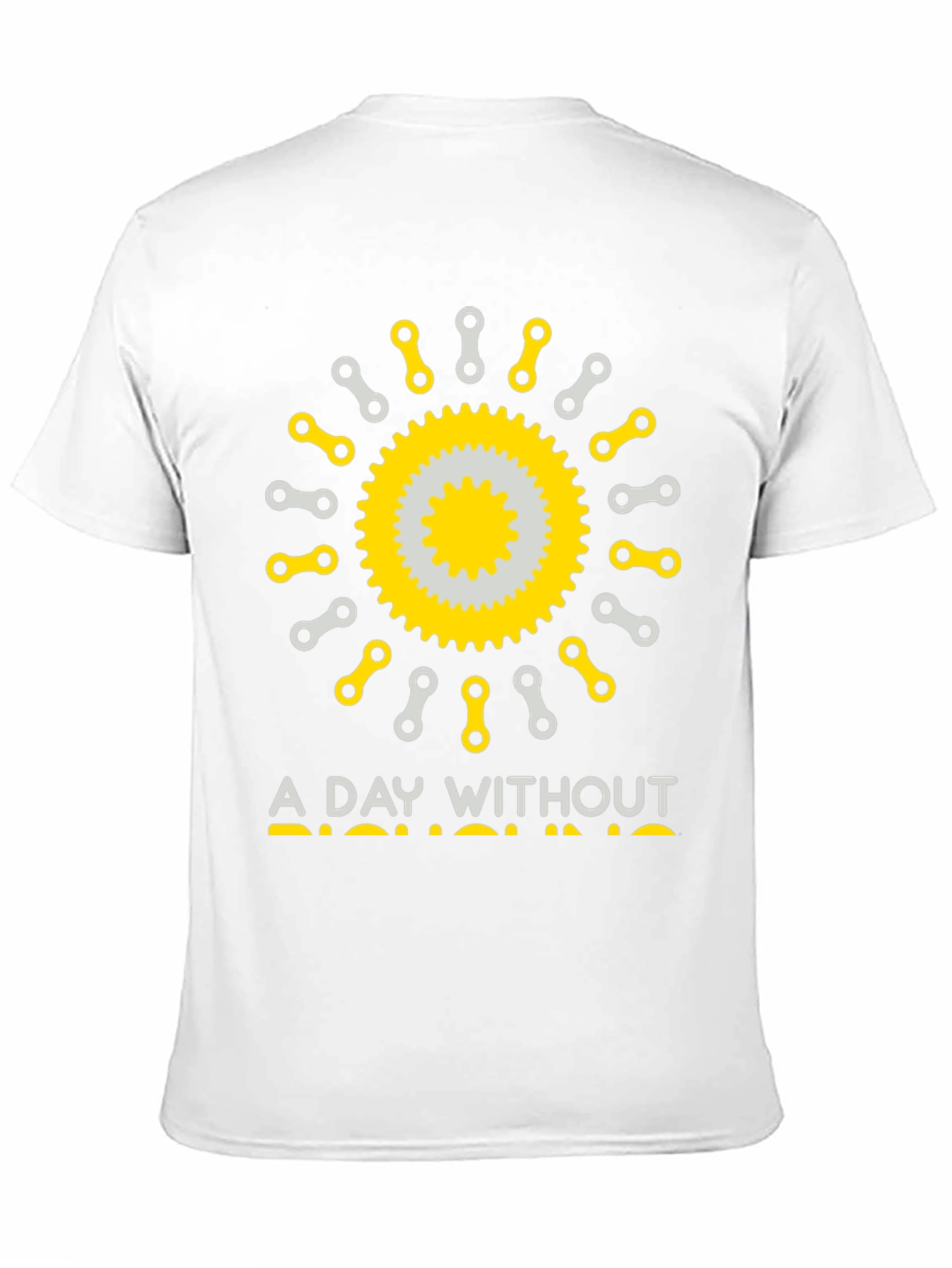 Black A Day Without Biking T-Shirt view 11