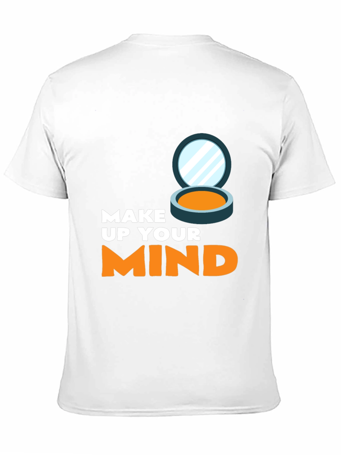 Black Make Up Your Mind Graphic Tee view 11