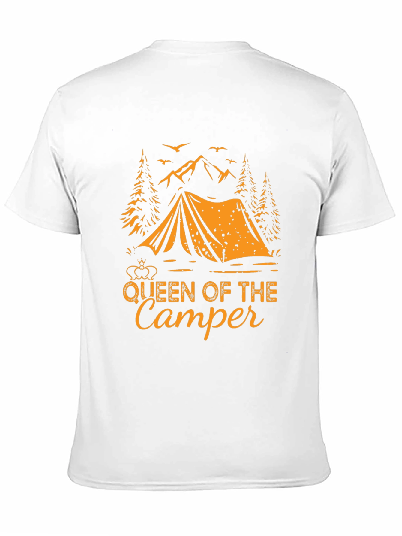 Black Queen of the Camper Graphic T-Shirt view 11