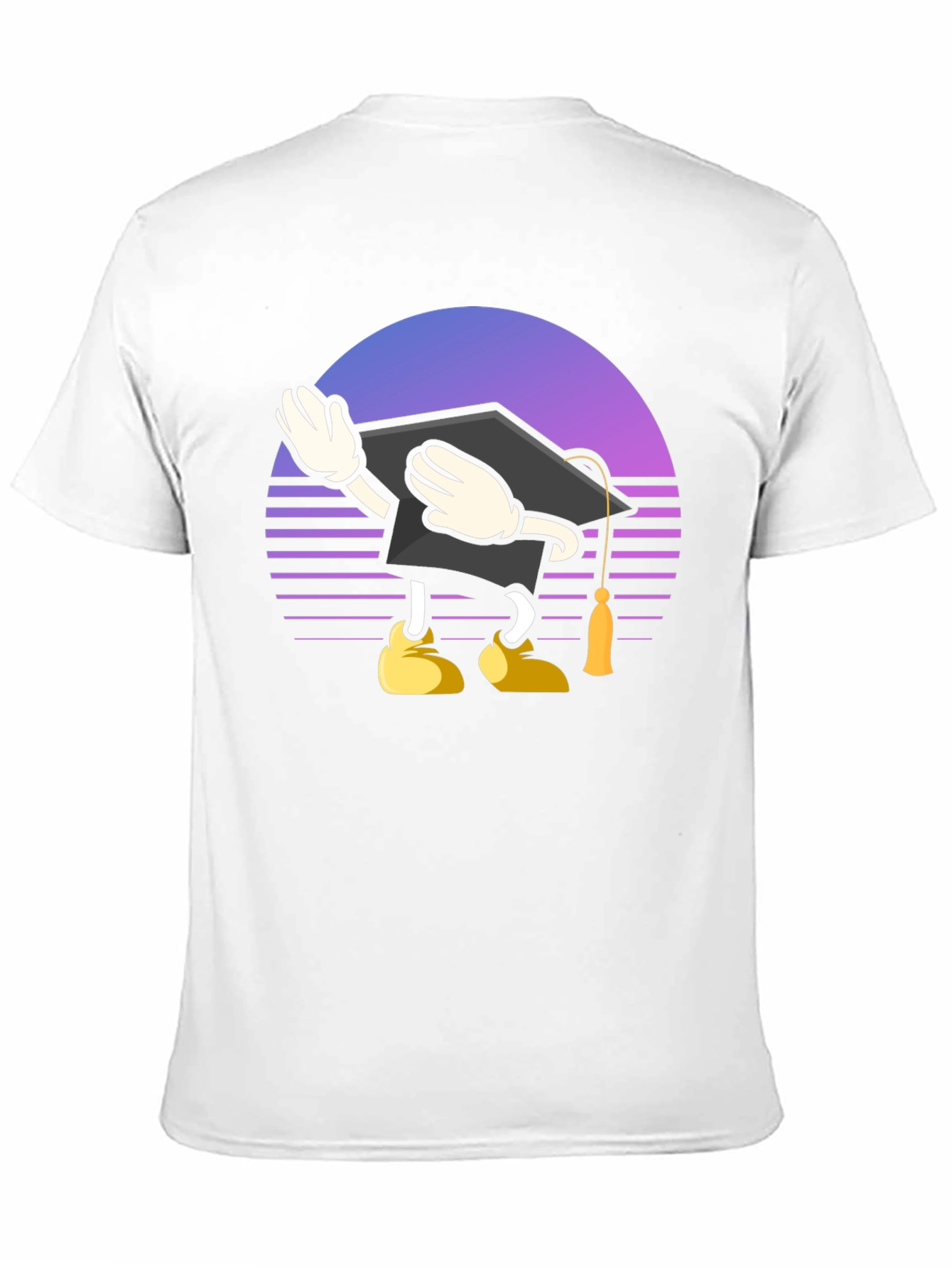 Black Graduation Dabbing T-Shirt - Retro Style view 11