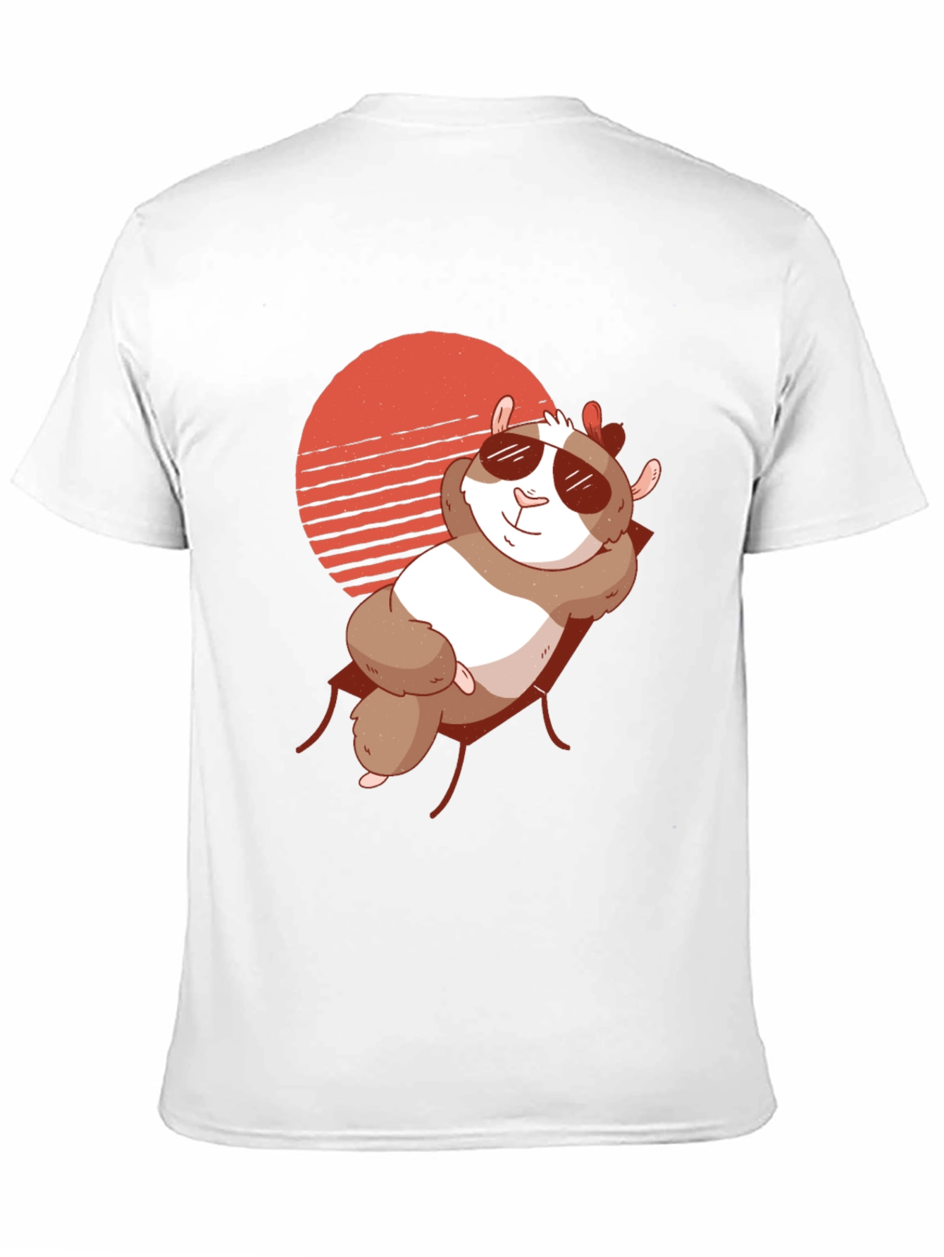 Black Relaxed Hamster T-Shirt - Chill Summer Vibes view 11